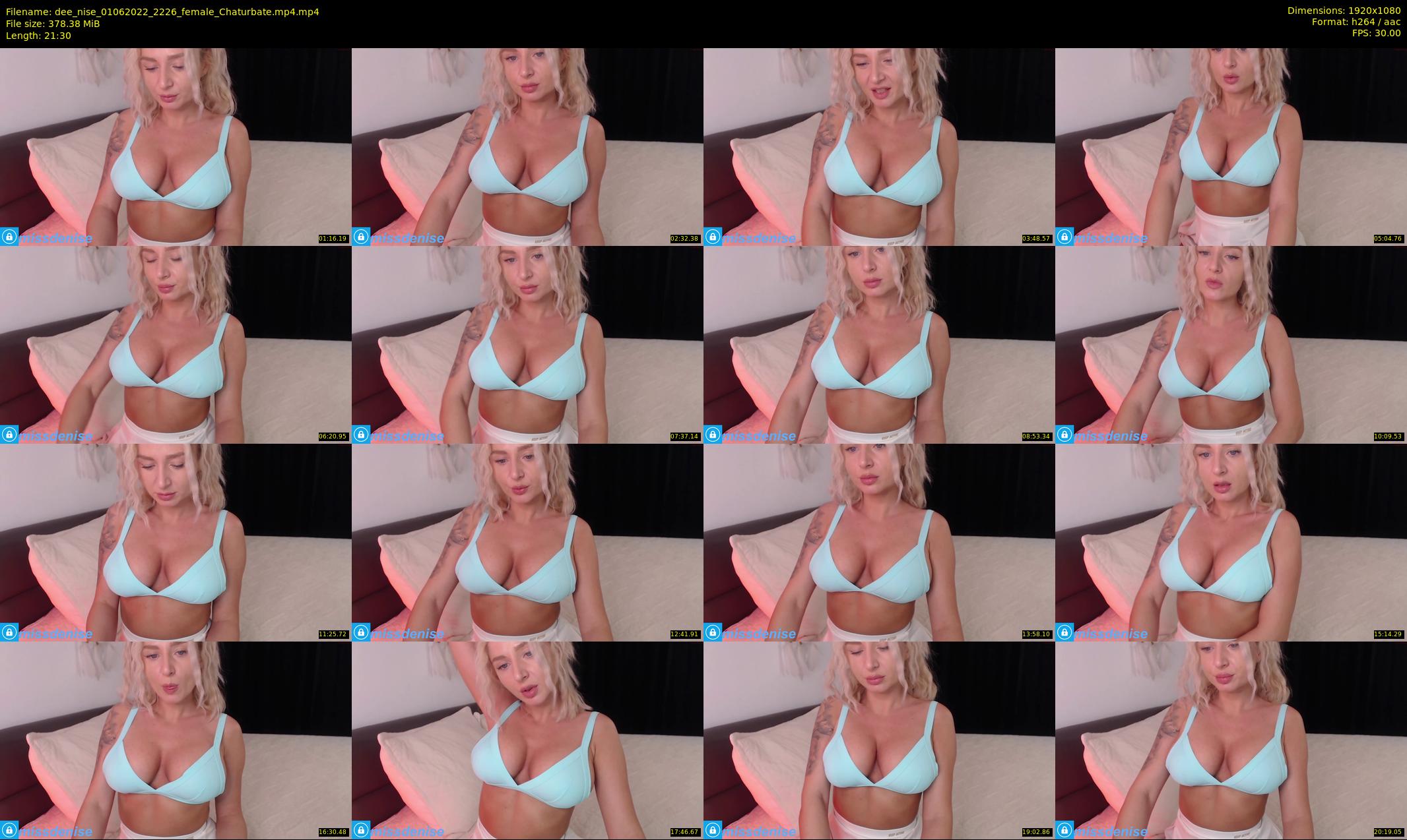 dee_nise — 22 minute Chaturbate female cam show recording, 1080p, Jun 1, 2022