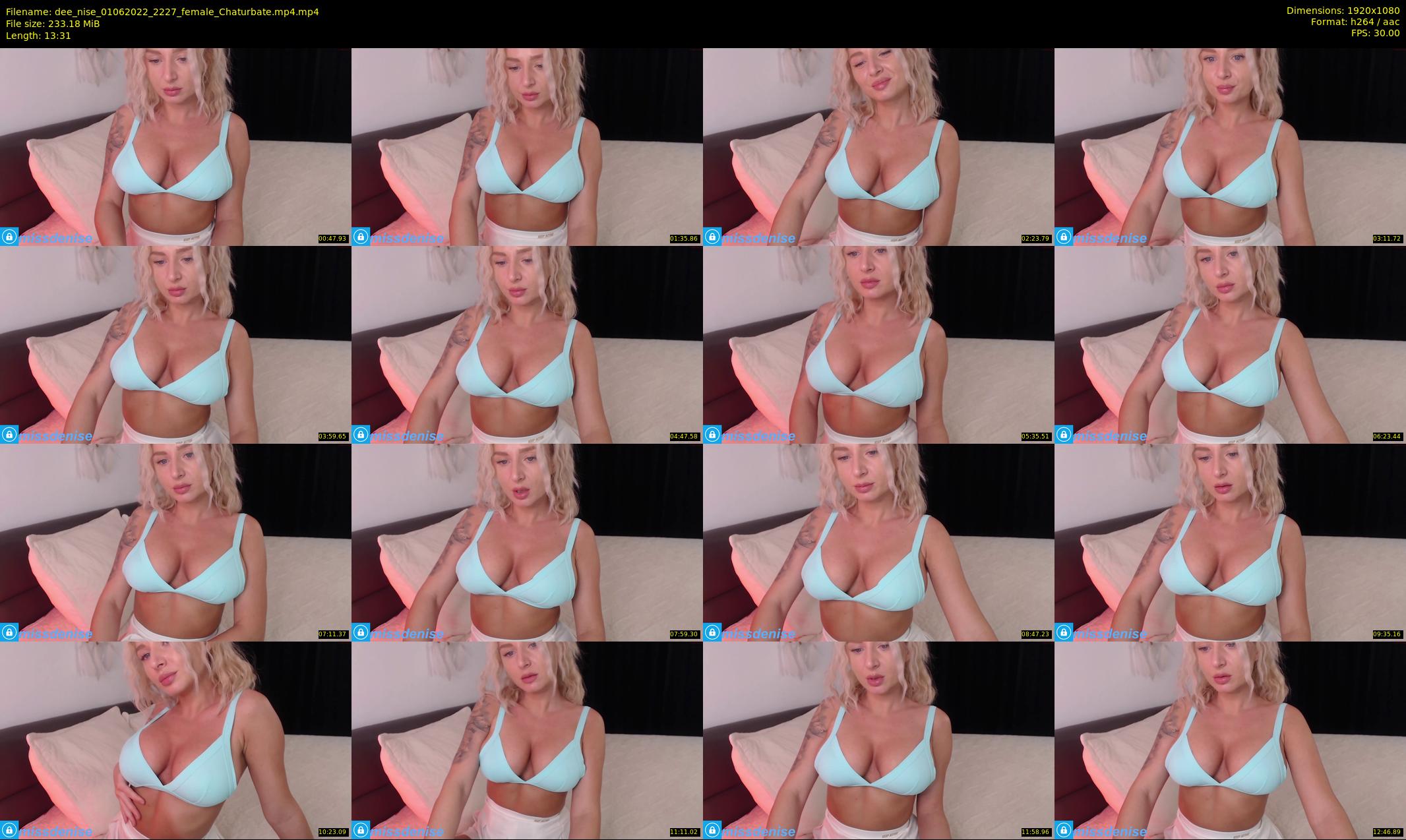 dee_nise — 14 minute Chaturbate female cam show recording, 1080p, Jun 1, 2022