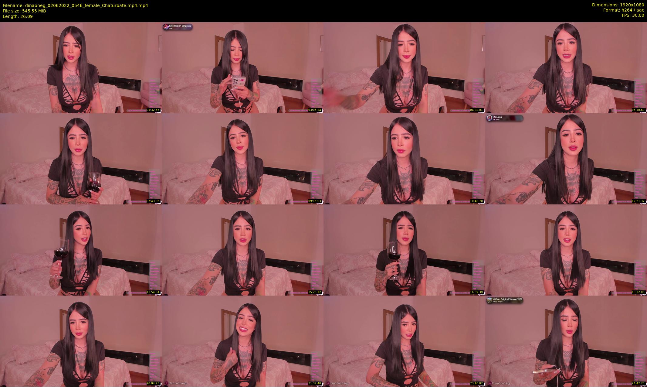 dinaoneg — 27 minute Chaturbate female cam show recording, 1080p, Jun 2, 2022