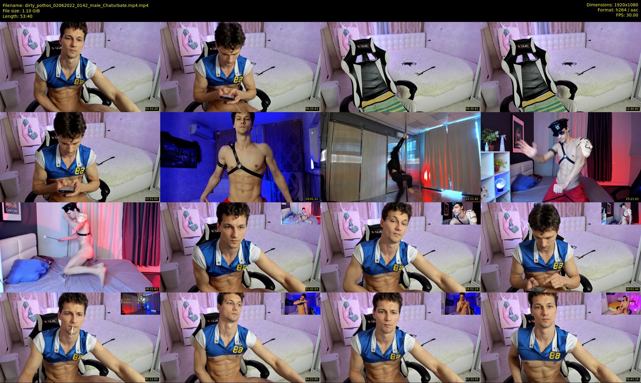 dirty_pothos — 54 minute Chaturbate male cam show recording, 1080p, Jun 2, 2022