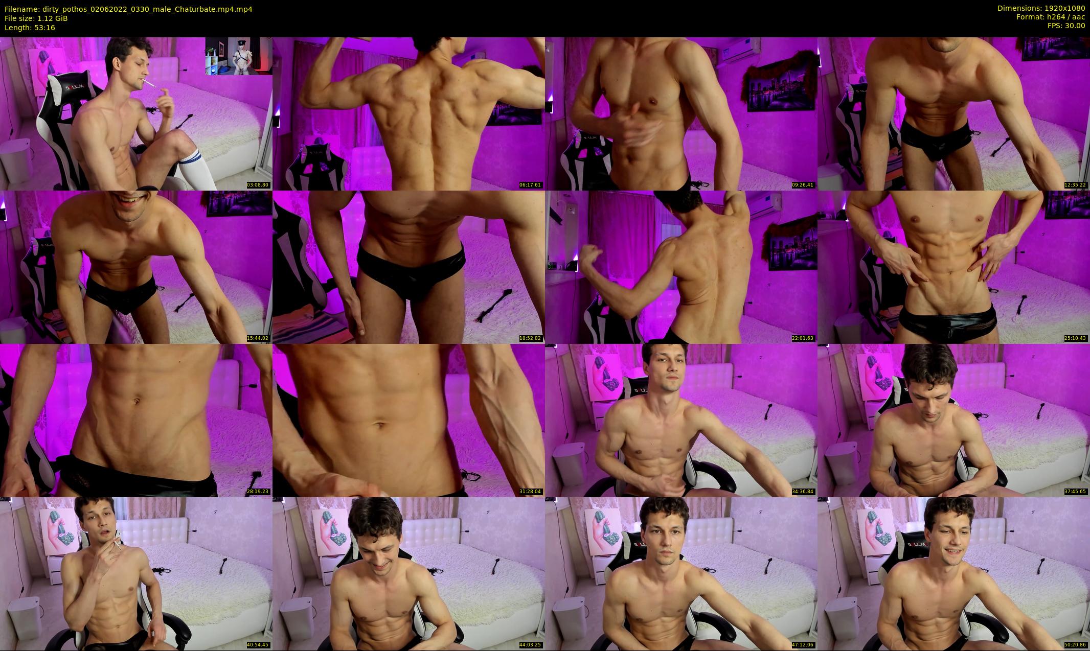 dirty_pothos — 54 minute Chaturbate male cam show recording, 1080p, Jun 2, 2022