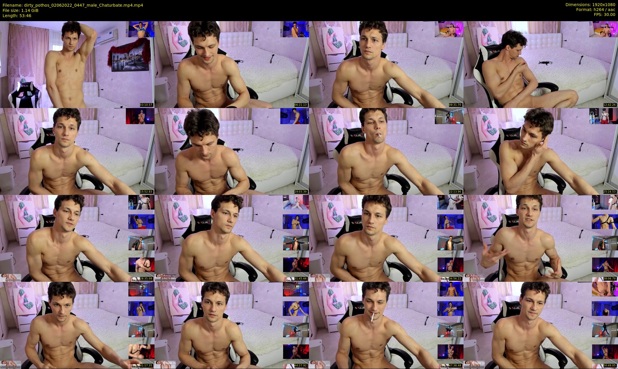 dirty_pothos — 54 minute Chaturbate male cam show recording, 1080p, Jun 2, 2022