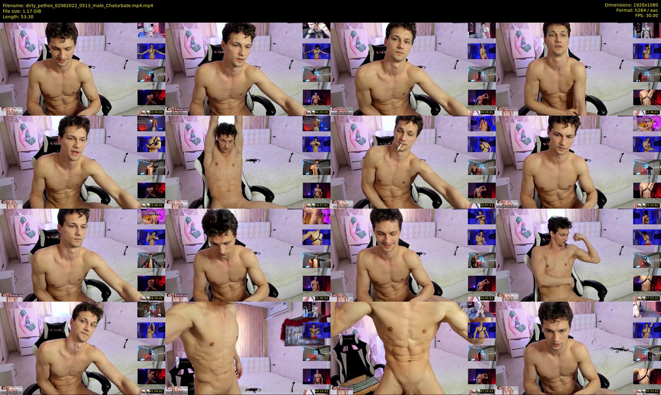 dirty_pothos — 54 minute Chaturbate male cam show recording, 1080p, Jun 2, 2022