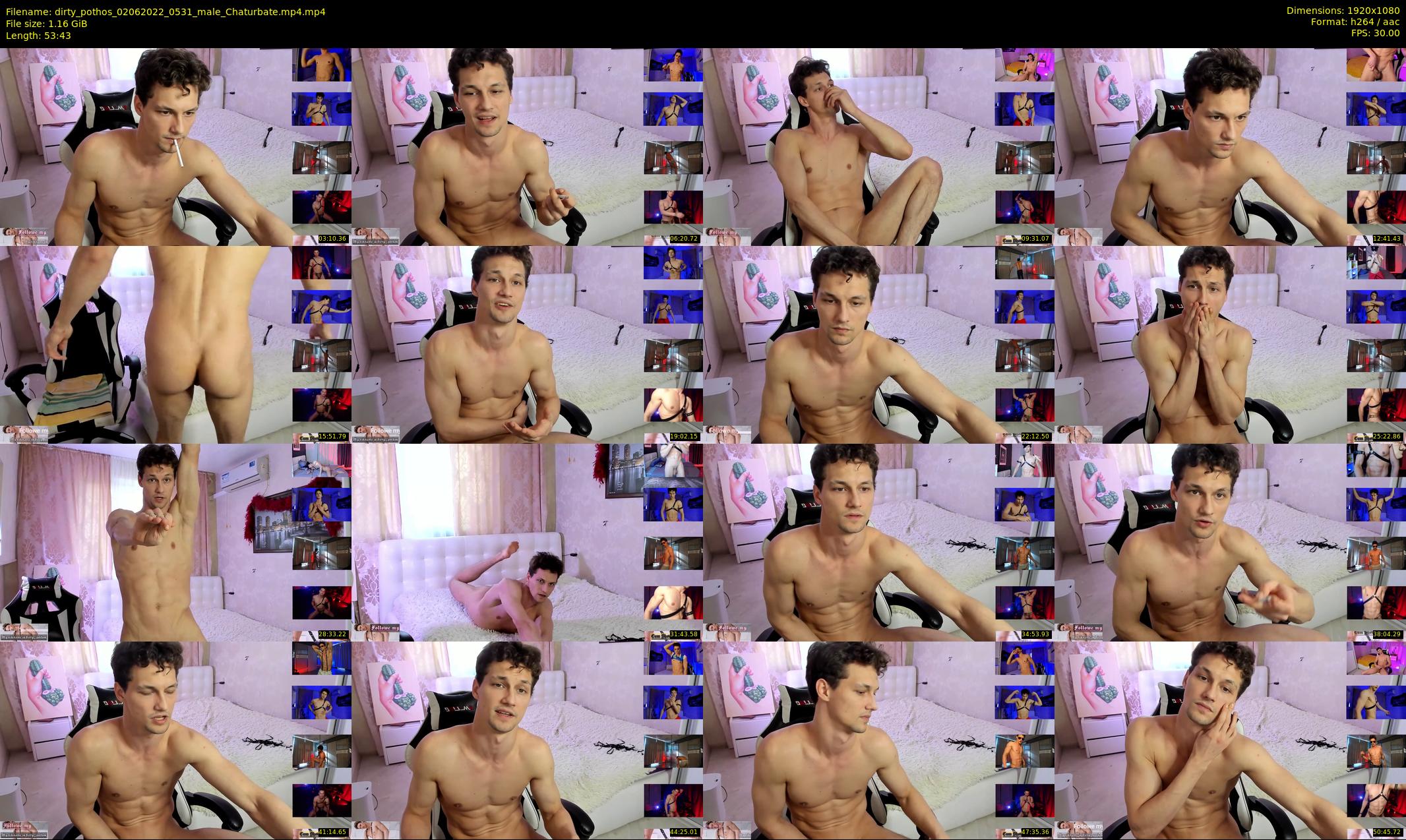 dirty_pothos — 54 minute Chaturbate male cam show recording, 1080p, Jun 2, 2022
