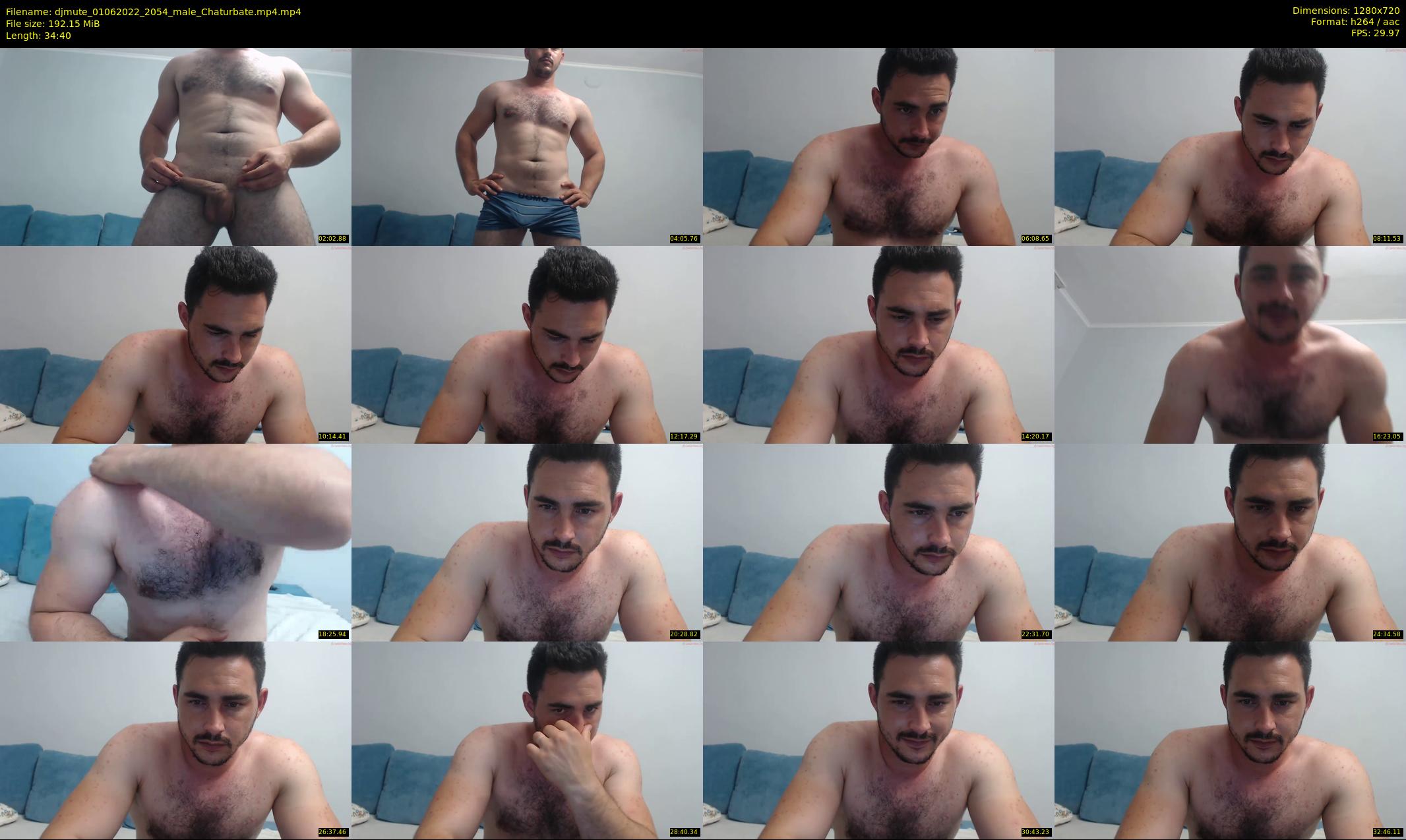 djmute — 35 minute Chaturbate male cam show recording, 720p, Jun 1, 2022