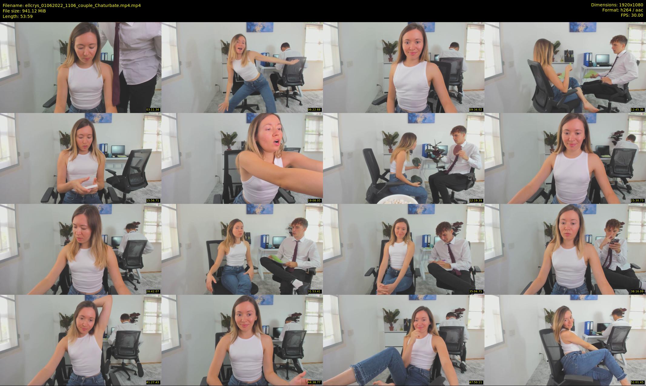 ellcrys — 54 minute Chaturbate couple cam show recording, 1080p, Jun 1, 2022