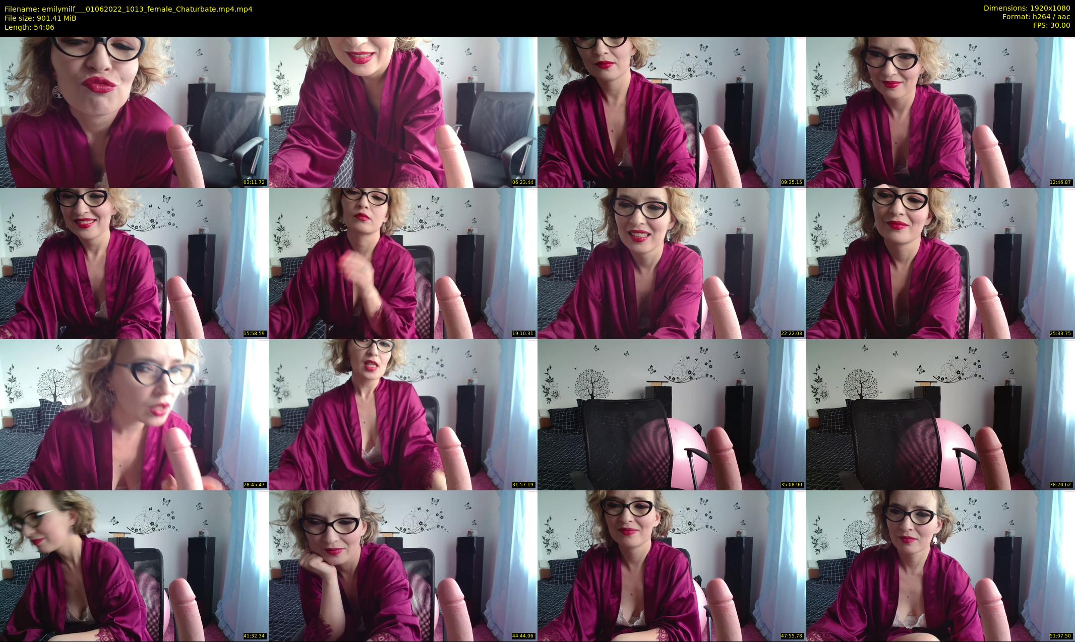 emilymilf__ — 55 minute Chaturbate female cam show recording, 1080p, Jun 1, 2022