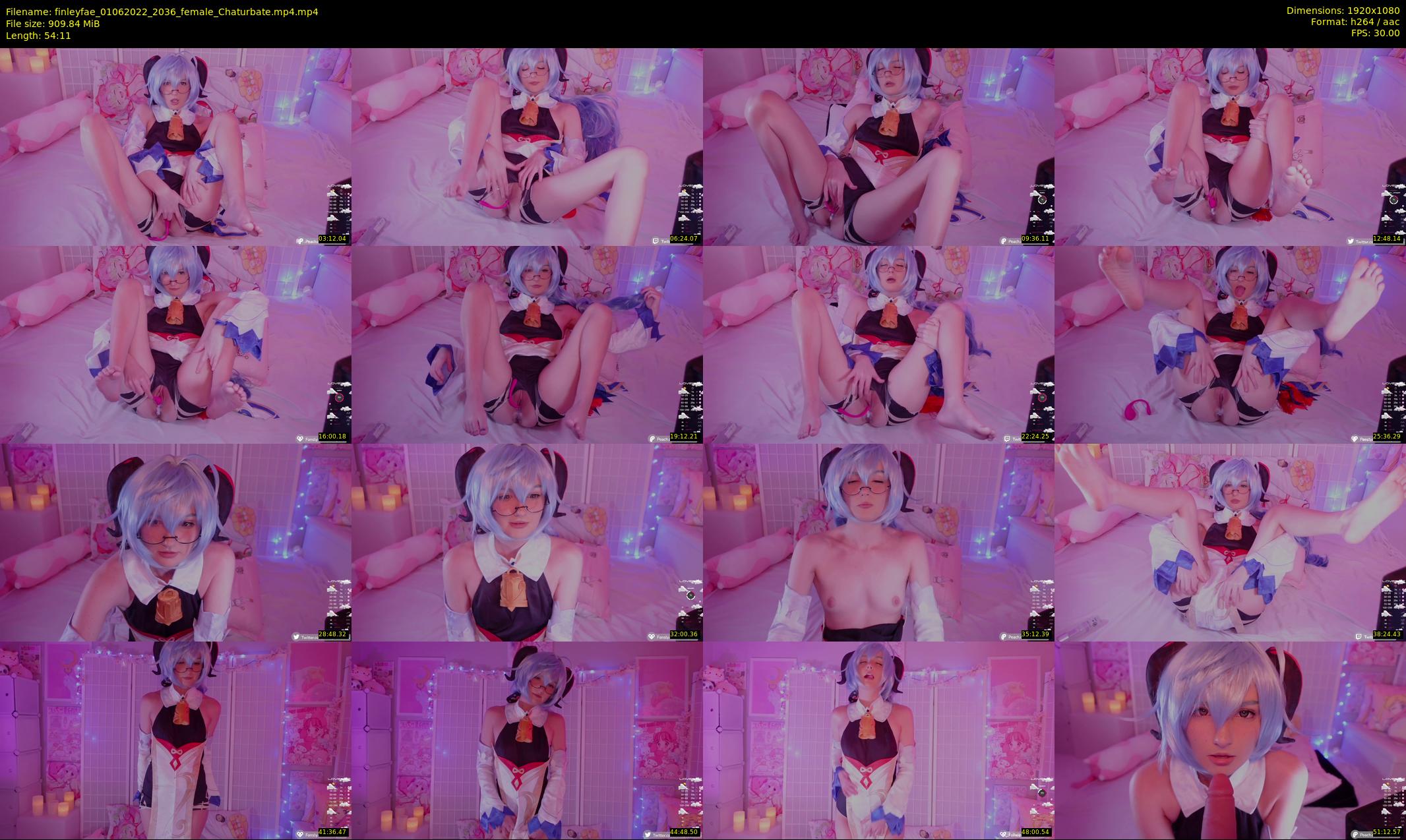 finleyfae — 55 minute Chaturbate female cam show recording, 1080p, Jun 1, 2022