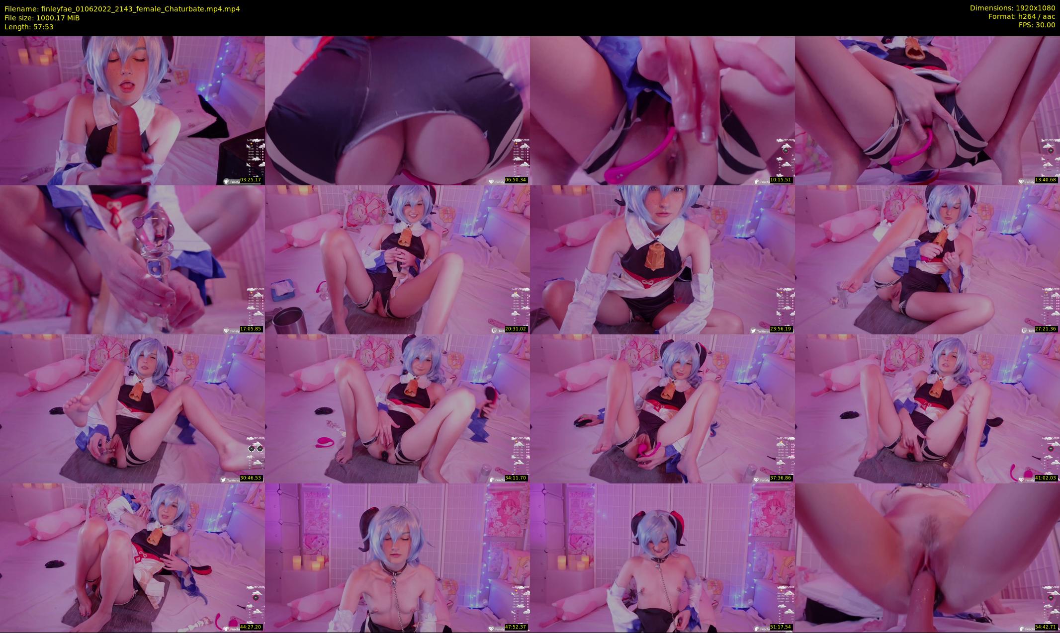 finleyfae — 58 minute Chaturbate female cam show recording, 1080p, Jun 1, 2022