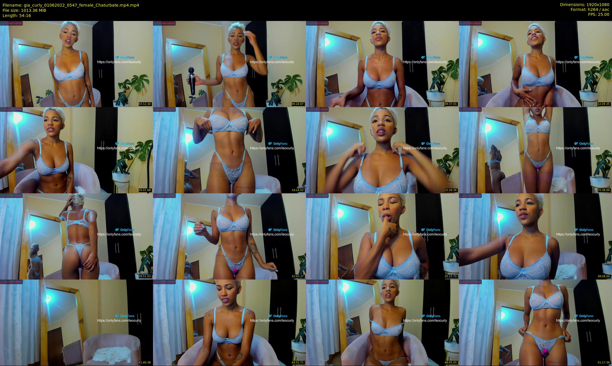 gia_curly — 55 minute Chaturbate female cam show recording, 1080p, Jun 1, 2022