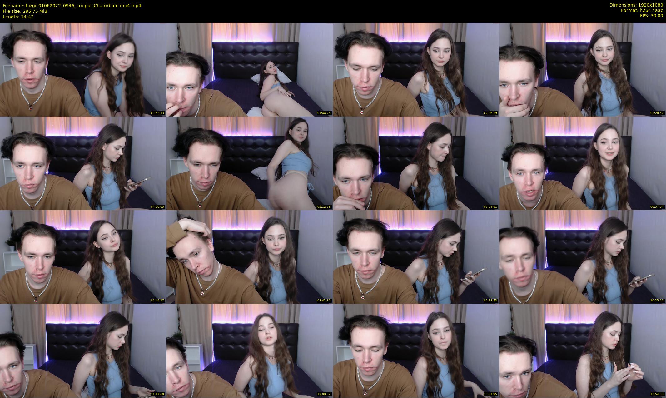 hizgi — 15 minute Chaturbate couple cam show recording, 1080p, Jun 1, 2022