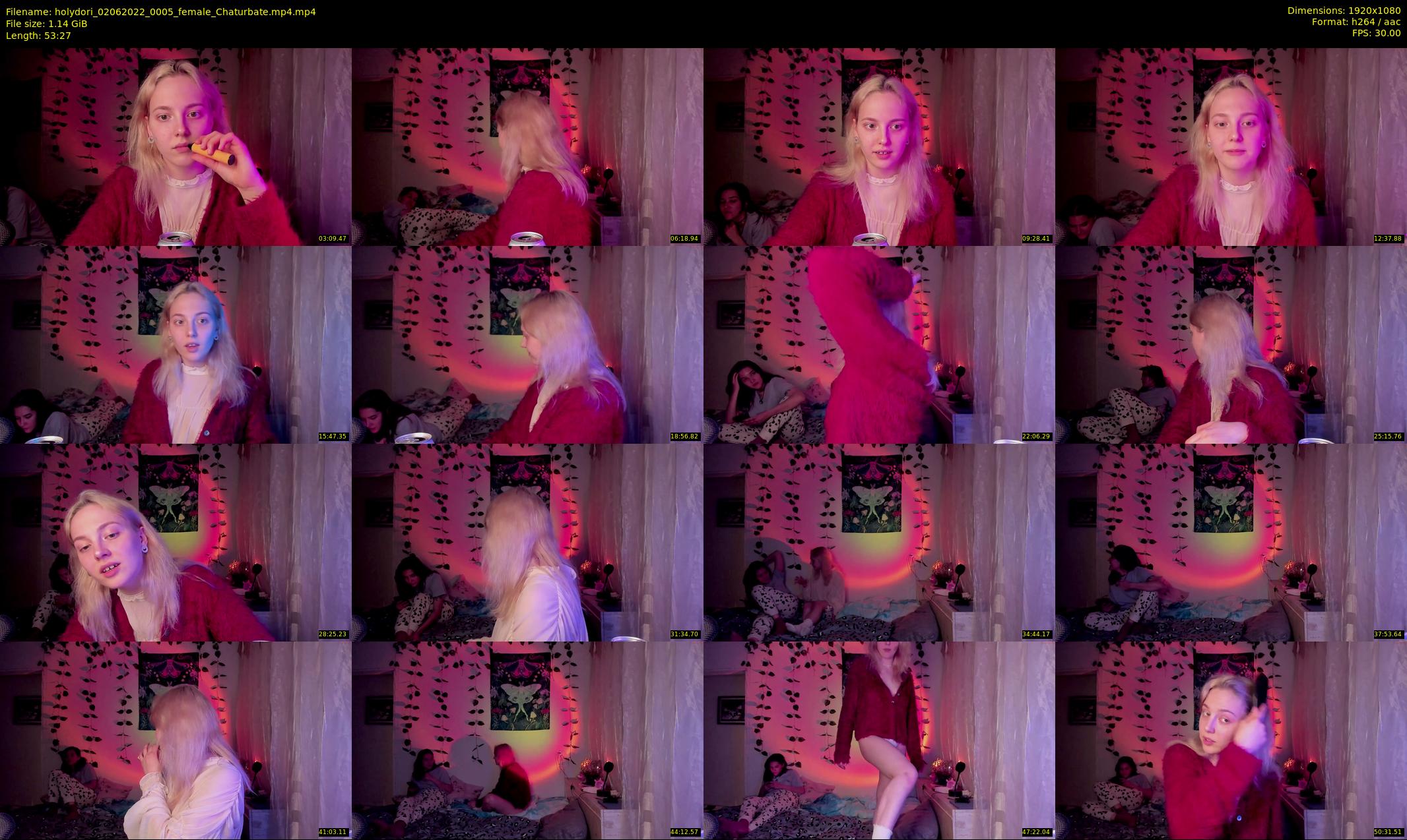 holydori — 54 minute Chaturbate female cam show recording, 1080p, Jun 2, 2022