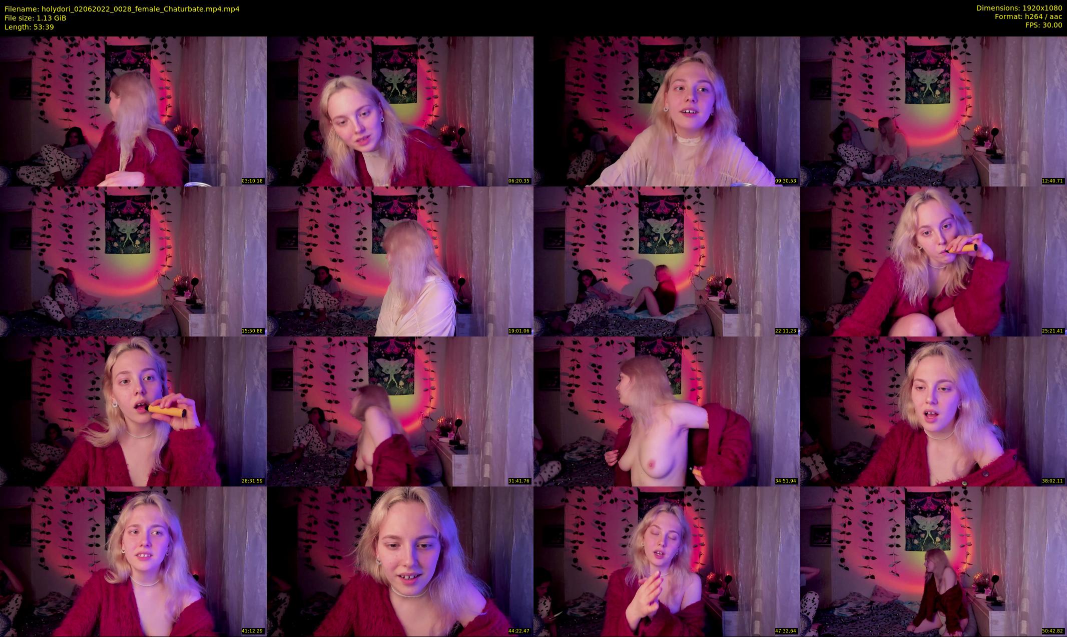 holydori — 54 minute Chaturbate female cam show recording, 1080p, Jun 2, 2022