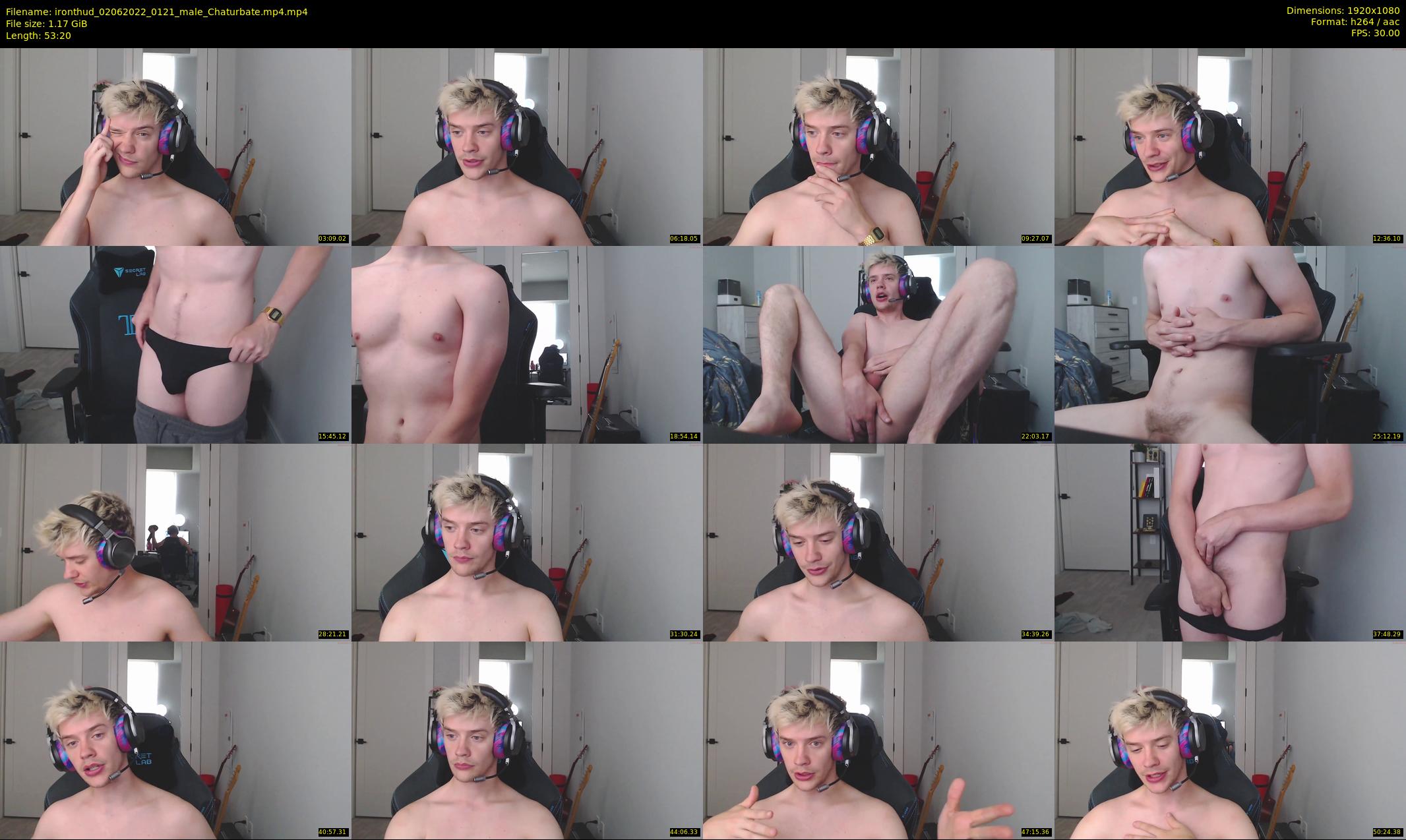 ironthud — 54 minute Chaturbate male cam show recording, 1080p, Jun 2, 2022