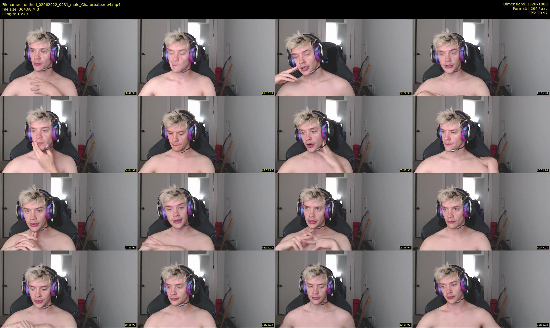 ironthud — 14 minute Chaturbate male cam show recording, 1080p, Jun 2, 2022