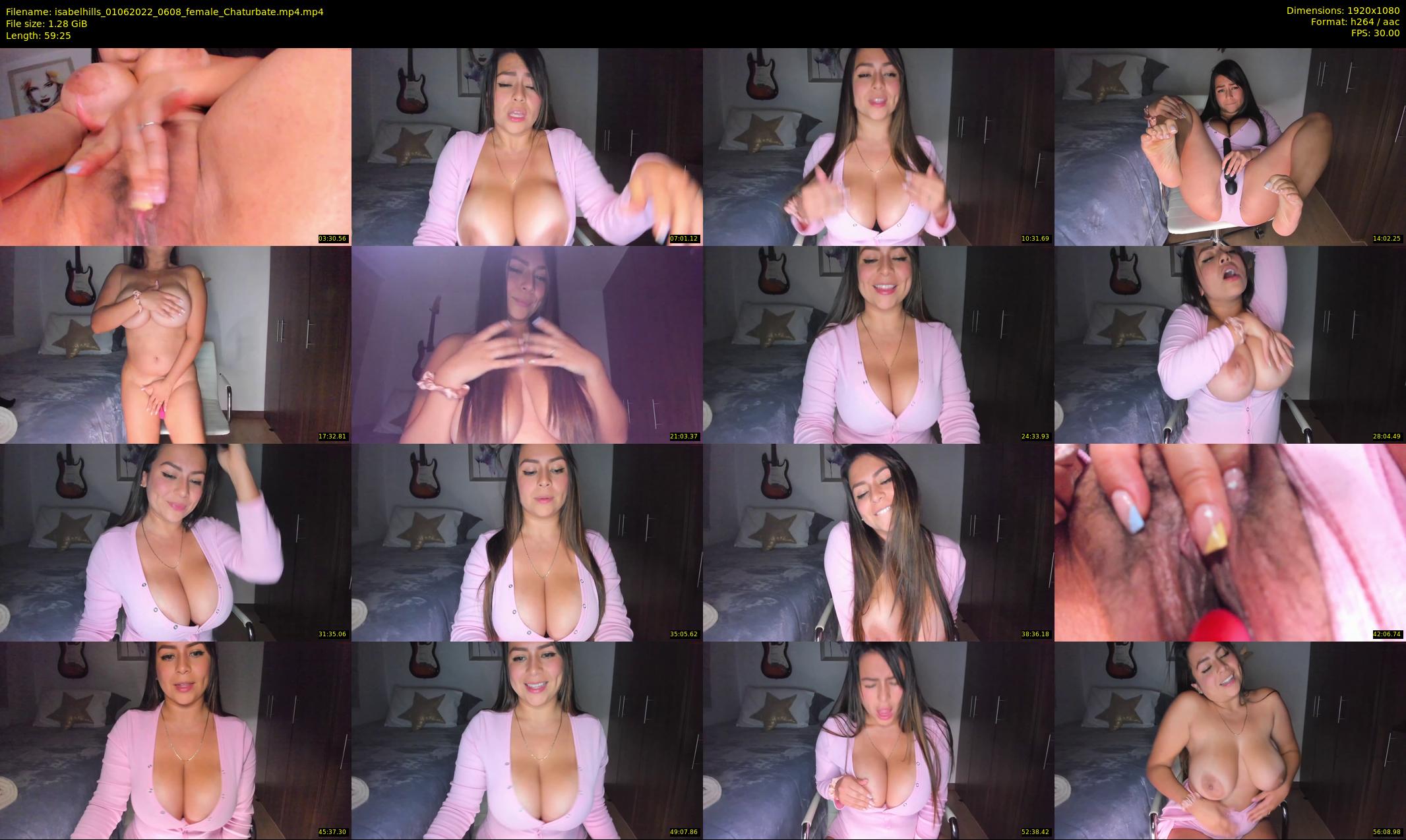 isabelhills — 60 minute Chaturbate female cam show recording, 1080p, Jun 1, 2022