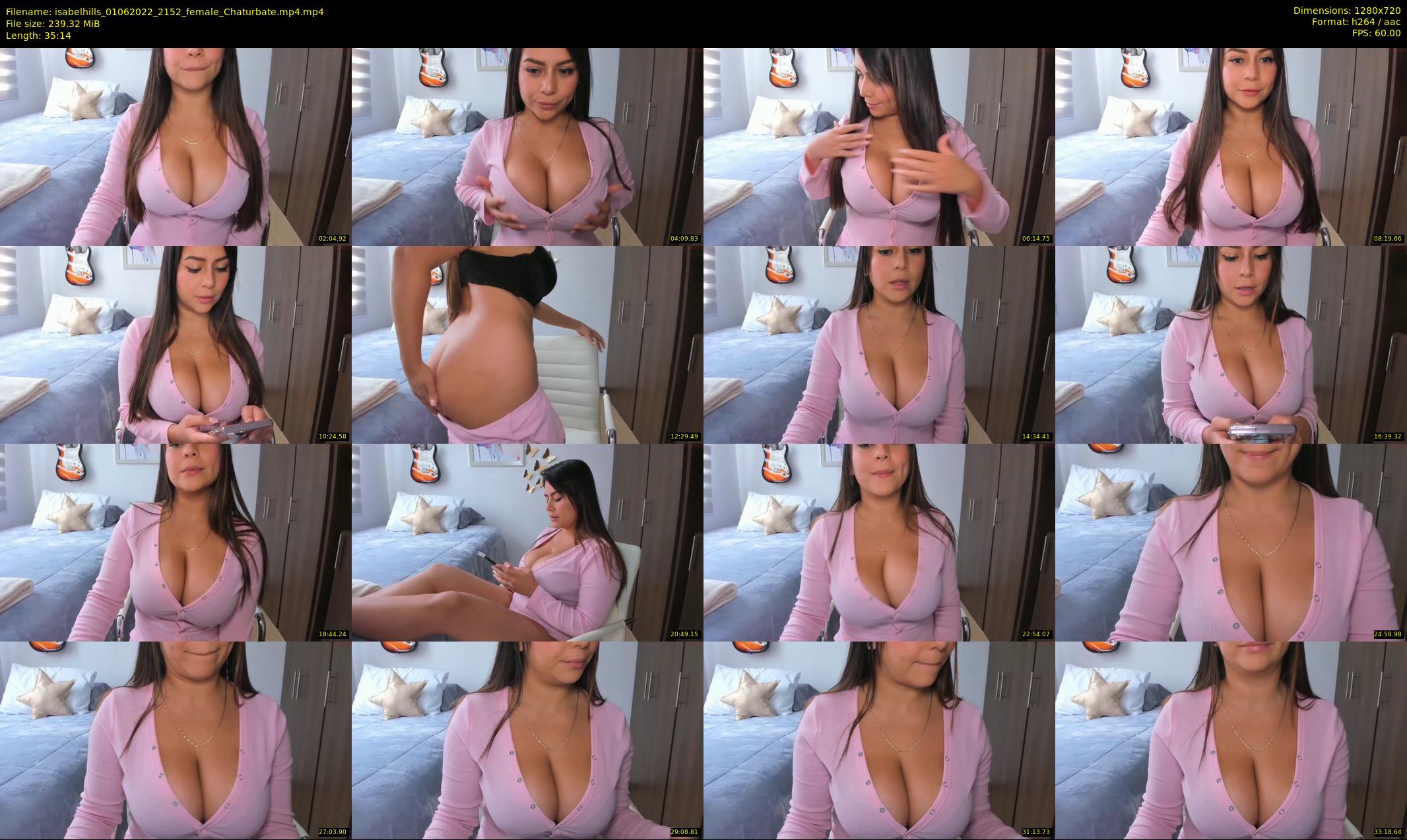 isabelhills — 36 minute Chaturbate female cam show recording, 720p, Jun 1, 2022