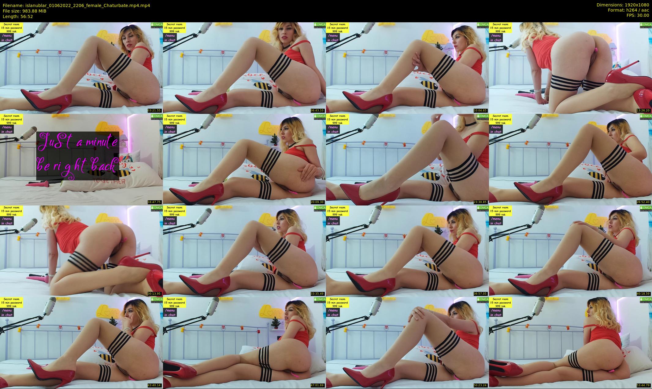 islanublar — 57 minute Chaturbate female cam show recording, 1080p, Jun 1, 2022