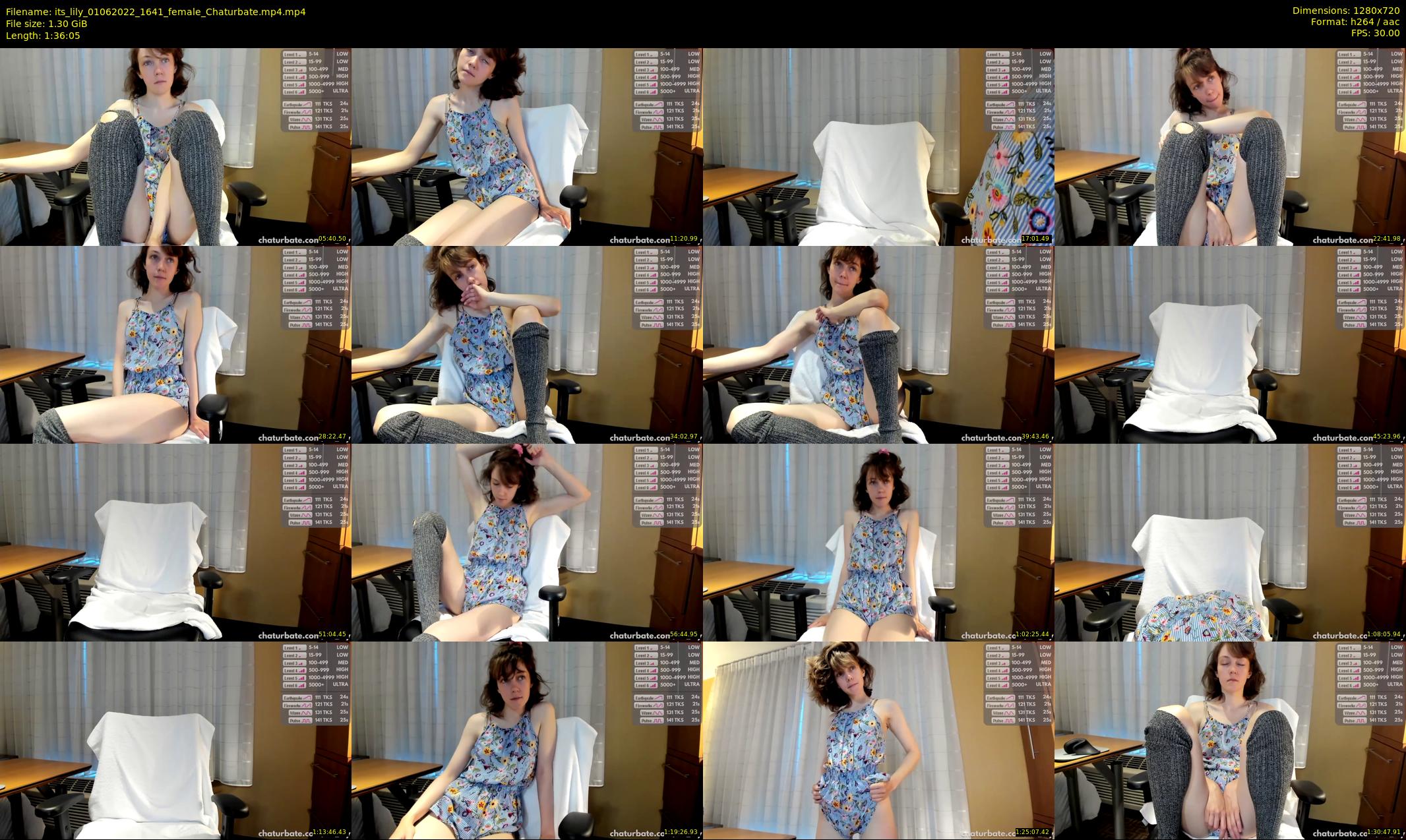 its_lily — 97 minute Chaturbate female cam show recording, 720p, Jun 1, 2022