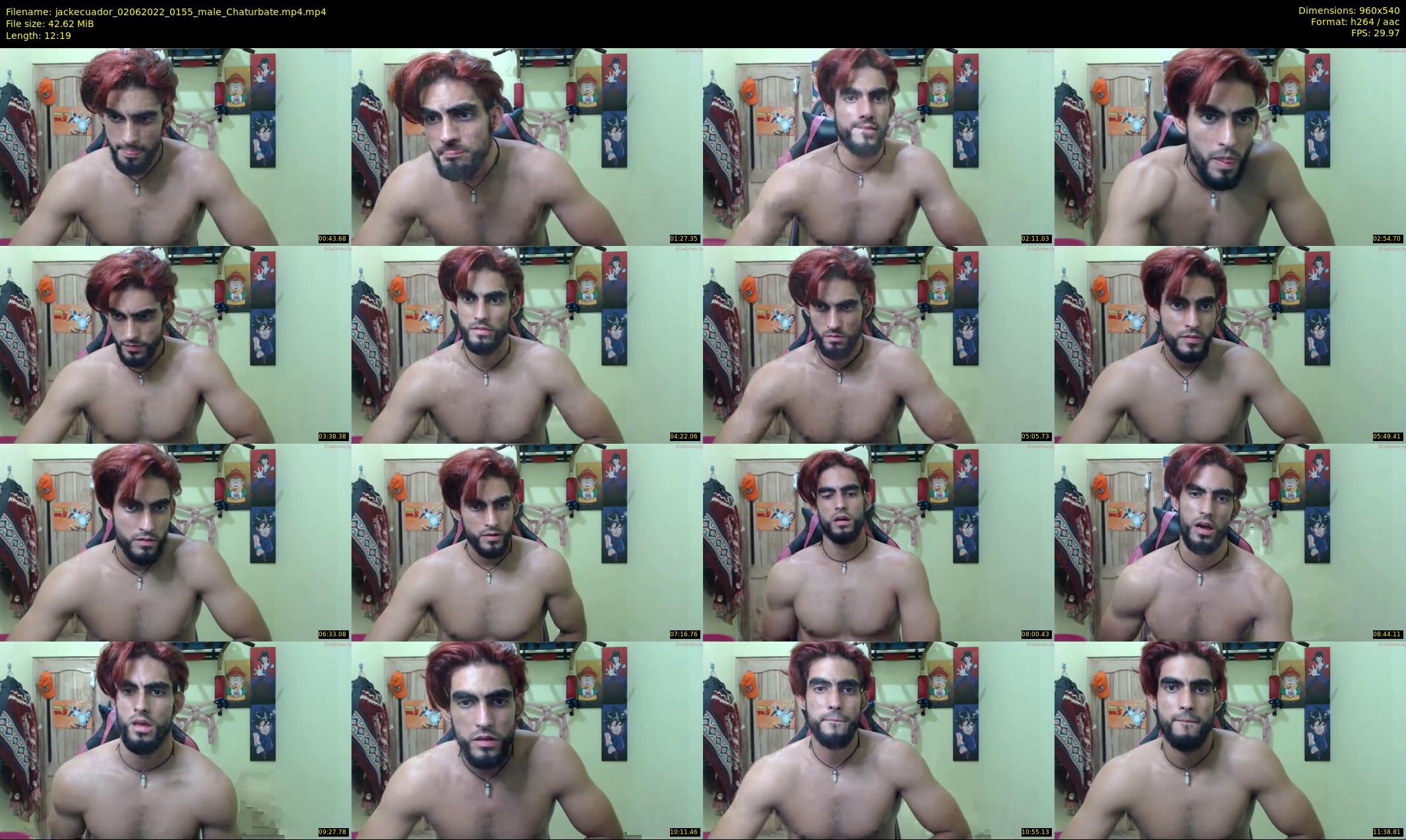 jackecuador — 13 minute Chaturbate male cam show recording, 480p, Jun 2, 2022