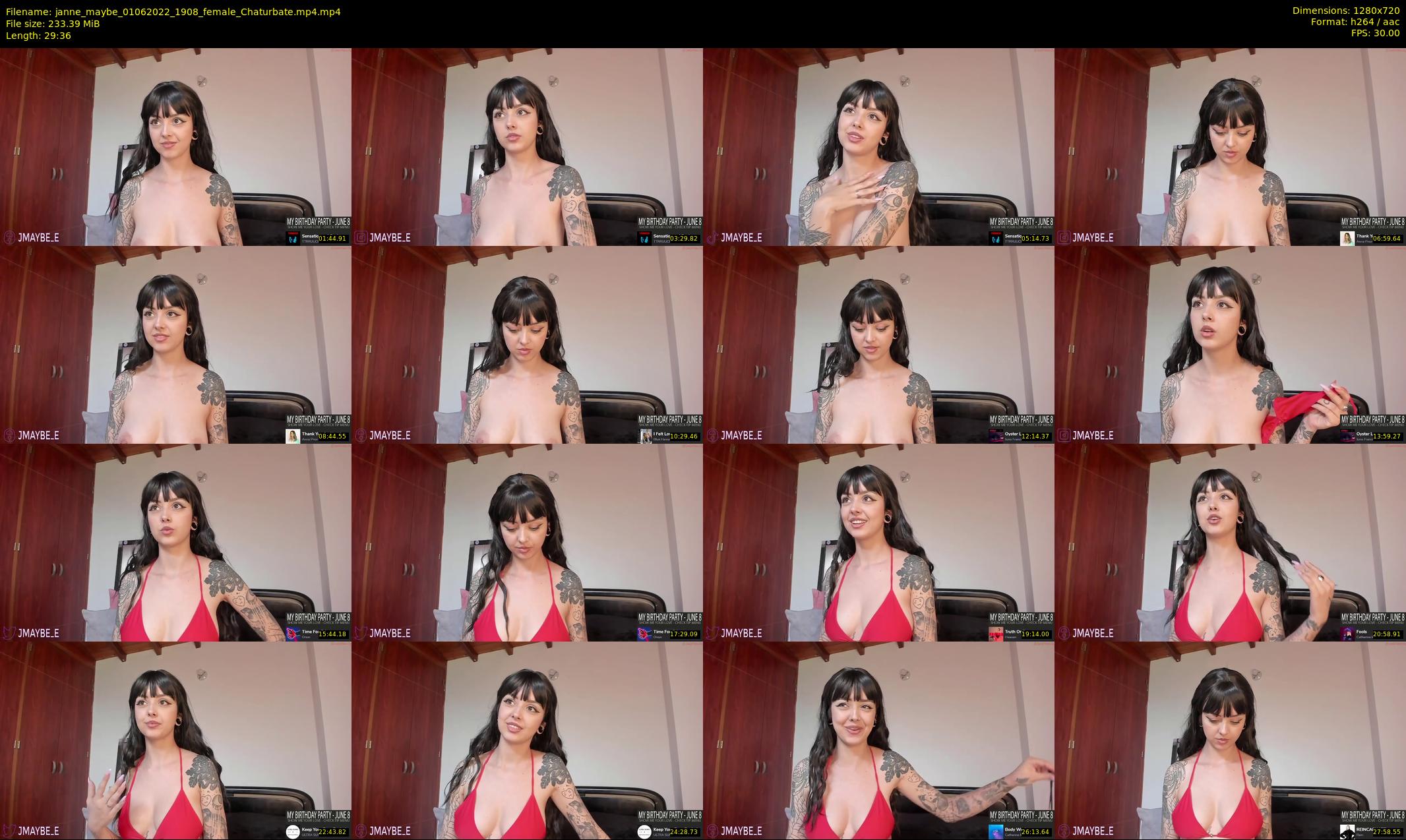 janne_maybe — 30 minute Chaturbate female cam show recording, 720p, Jun 1, 2022