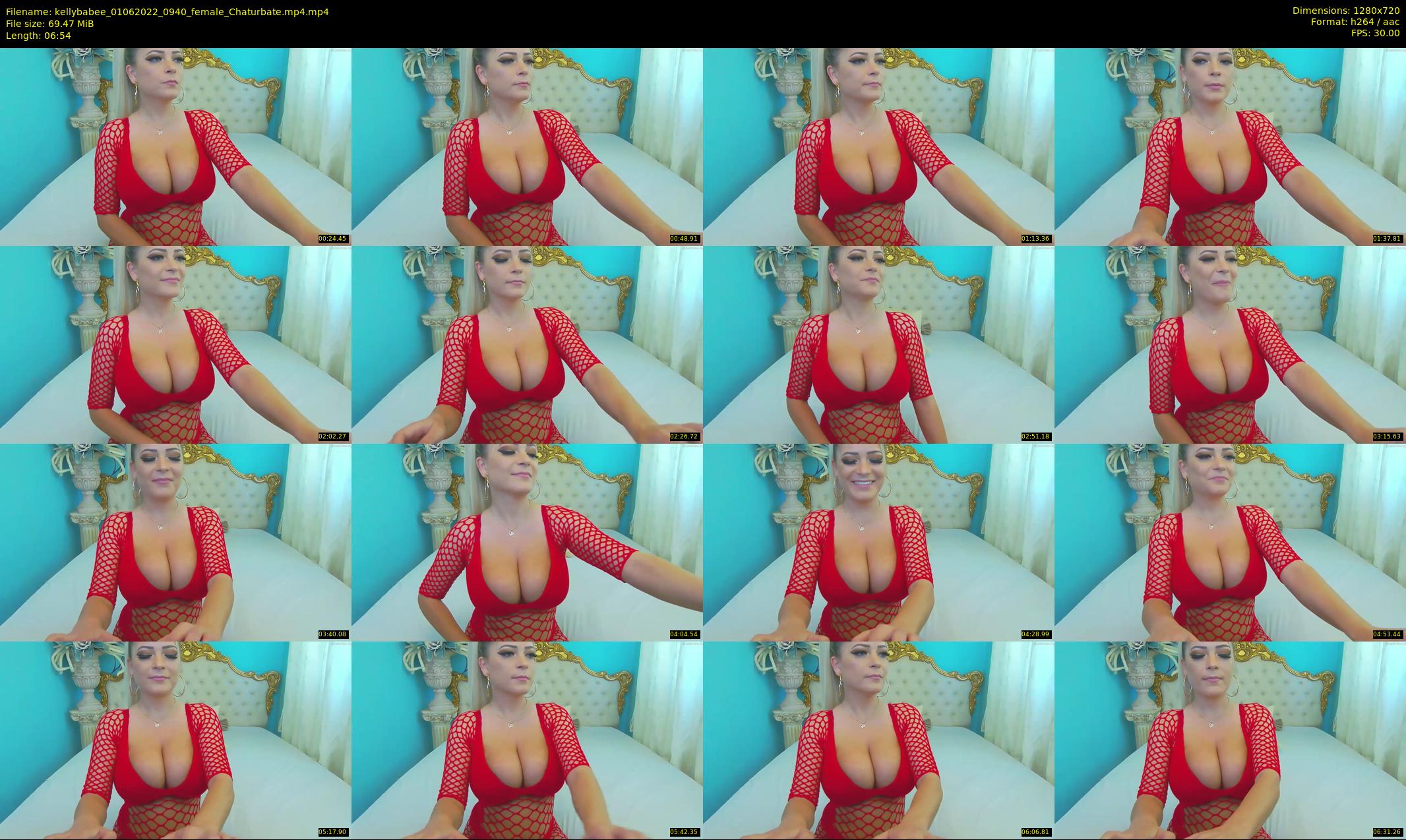 kellybabee — 7 minute Chaturbate female cam show recording, 720p, Jun 1, 2022