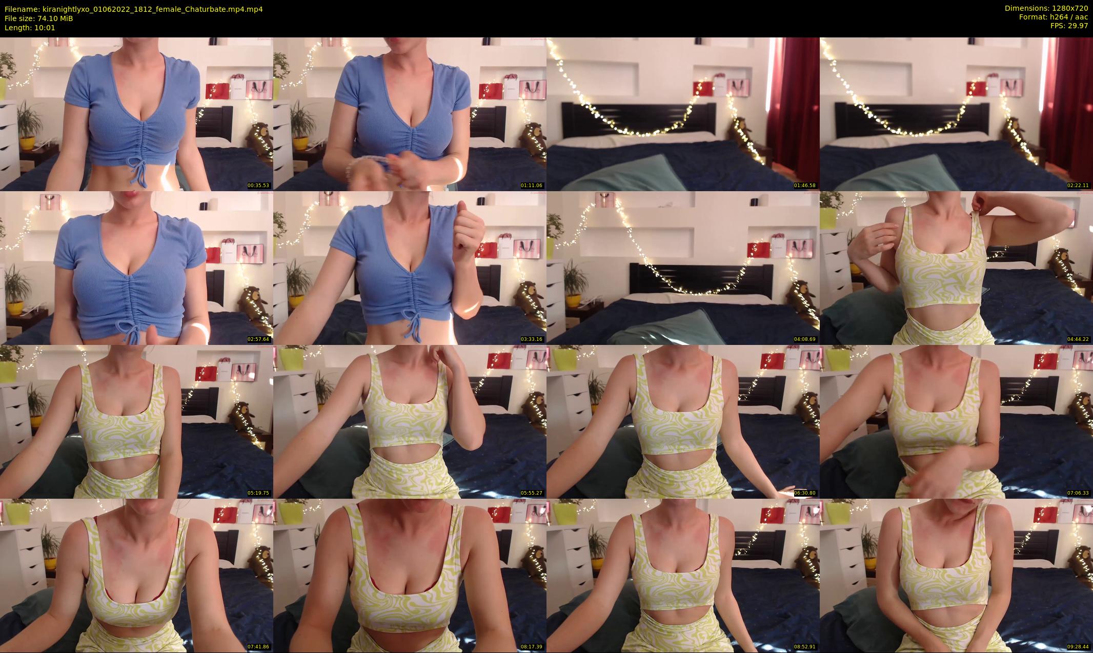 kiranightlyxo — 11 minute Chaturbate female cam show recording, 720p, Jun 1, 2022