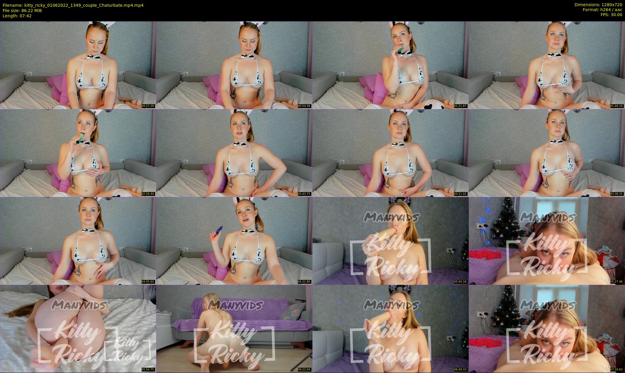 kitty_ricky — 8 minute Chaturbate couple cam show recording, 720p, Jun 1, 2022