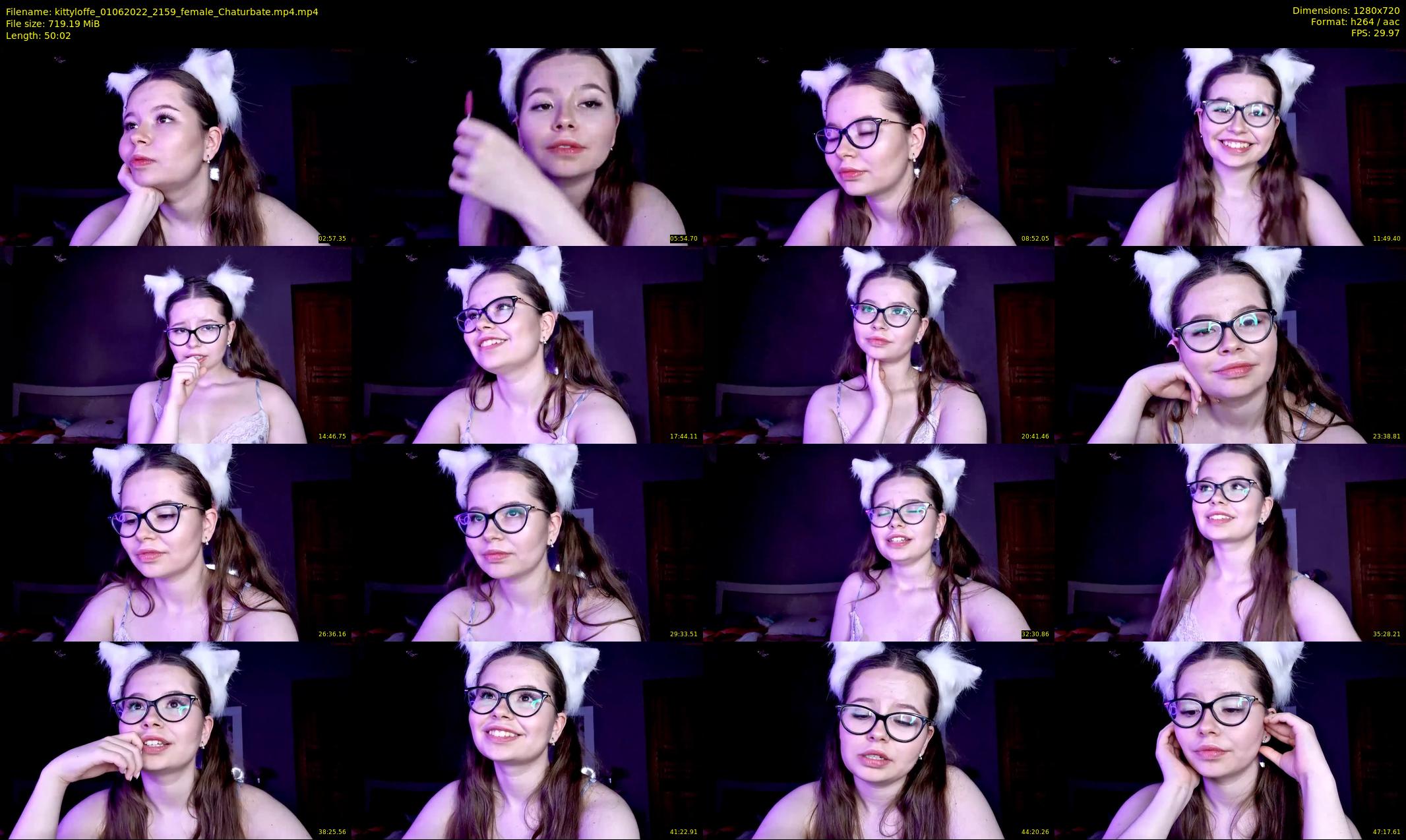 kittyloffe — 51 minute Chaturbate female cam show recording, 720p, Jun 1, 2022