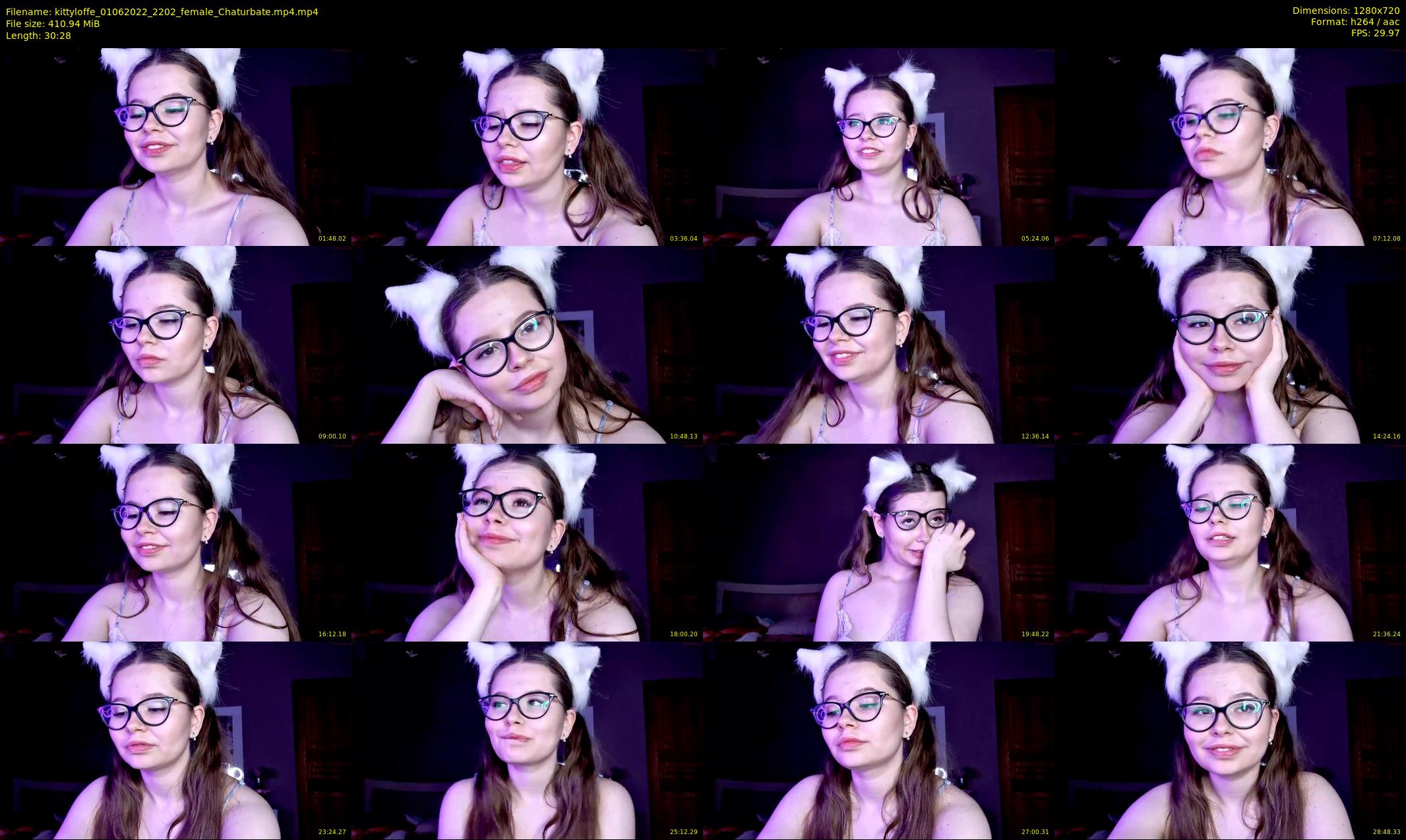 kittyloffe — 31 minute Chaturbate female cam show recording, 720p, Jun 1, 2022