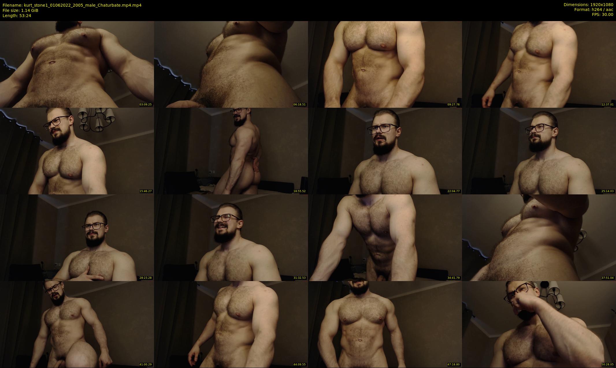 kurt_stone1 — 54 minute Chaturbate male cam show recording, 1080p, Jun 1, 2022