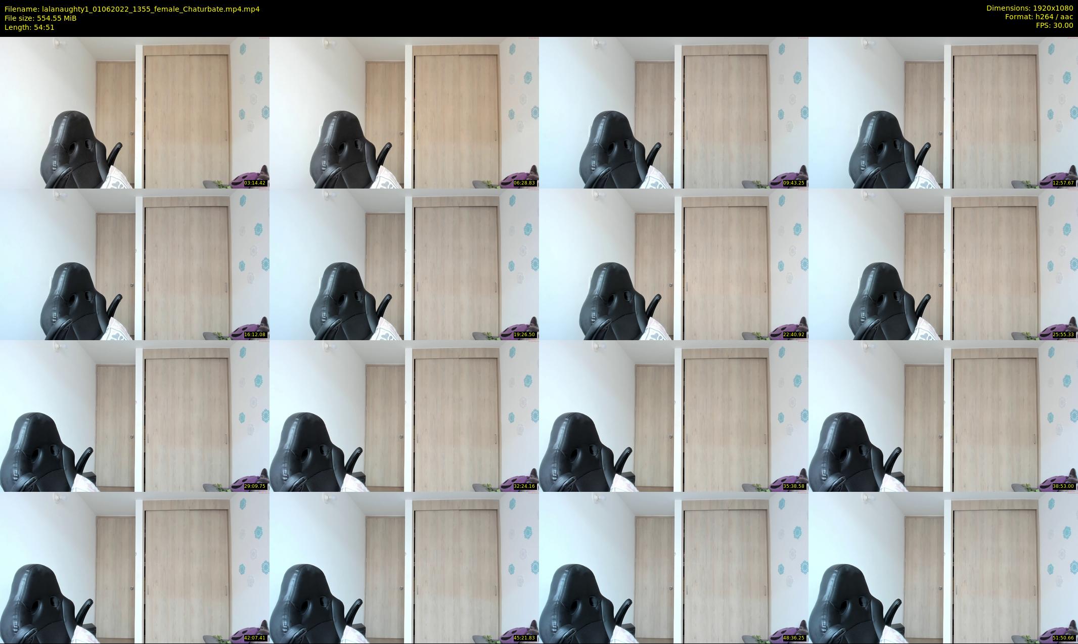 lalanaughty1 — 55 minute Chaturbate female cam show recording, 1080p, Jun 1, 2022