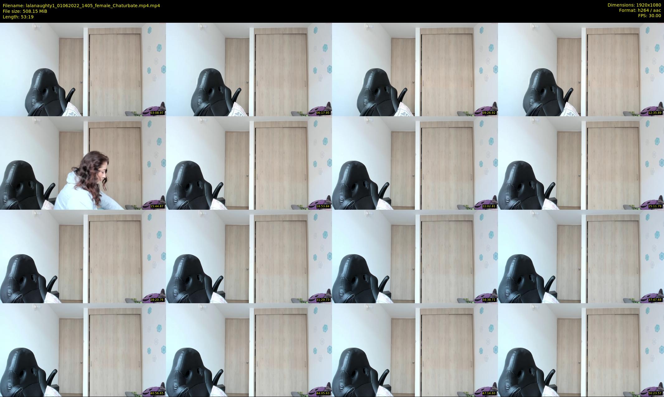 lalanaughty1 — 54 minute Chaturbate female cam show recording, 1080p, Jun 1, 2022