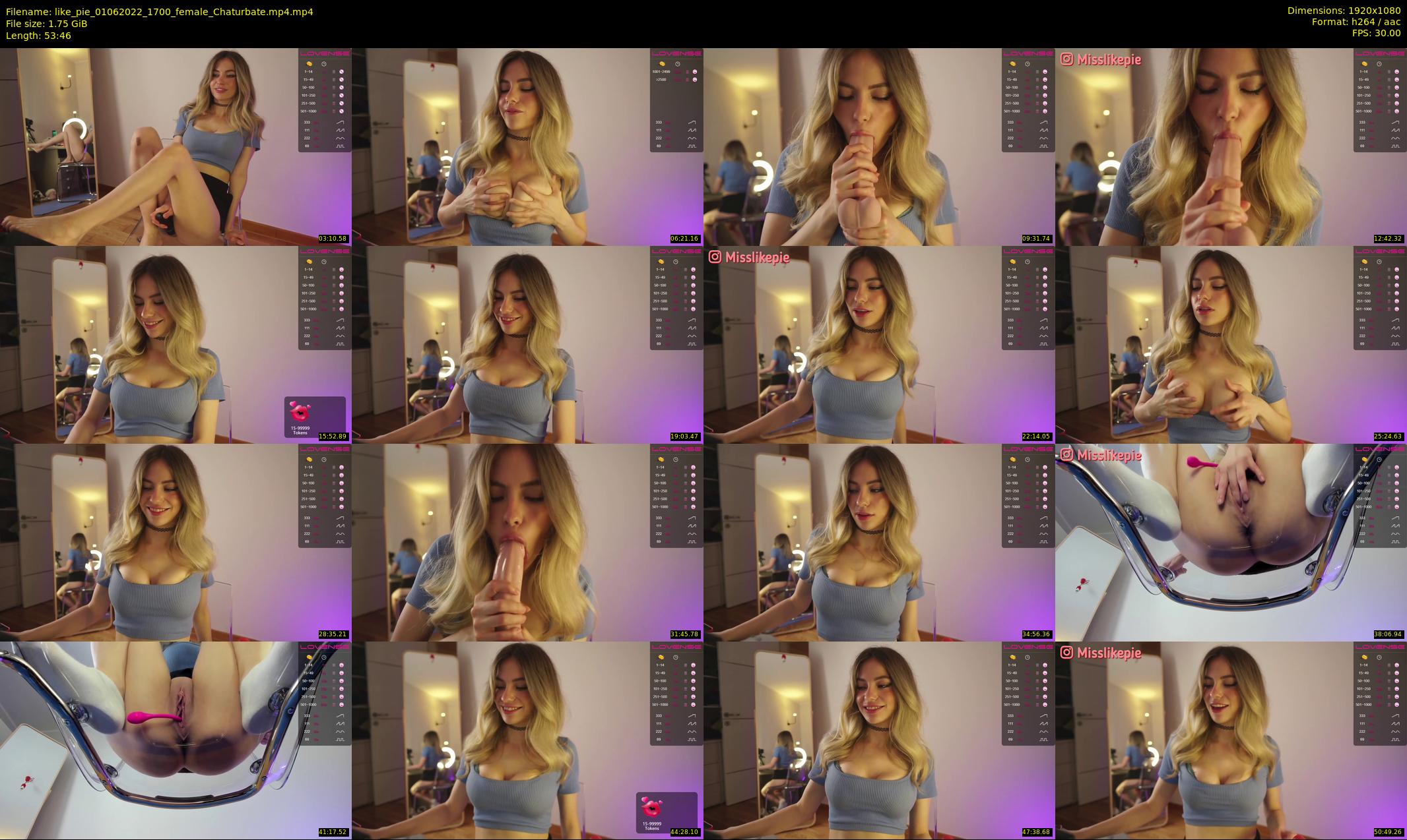 like_pie — 54 minute Chaturbate couple cam show recording, 1080p, Jun 1, 2022