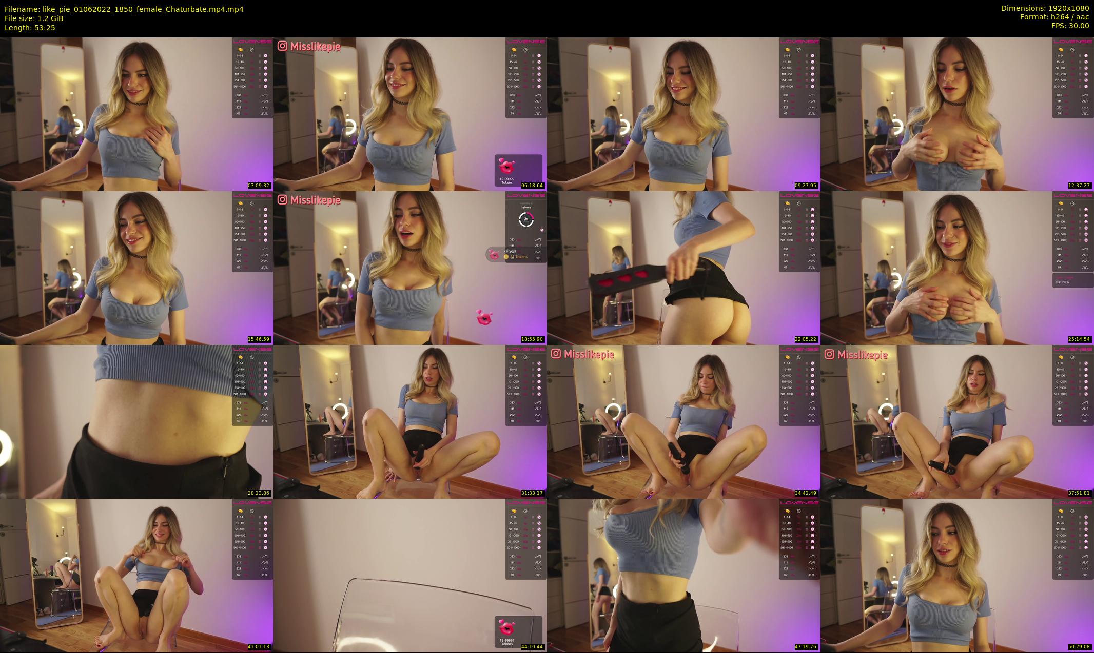 like_pie — 54 minute Chaturbate couple cam show recording, 1080p, Jun 1, 2022