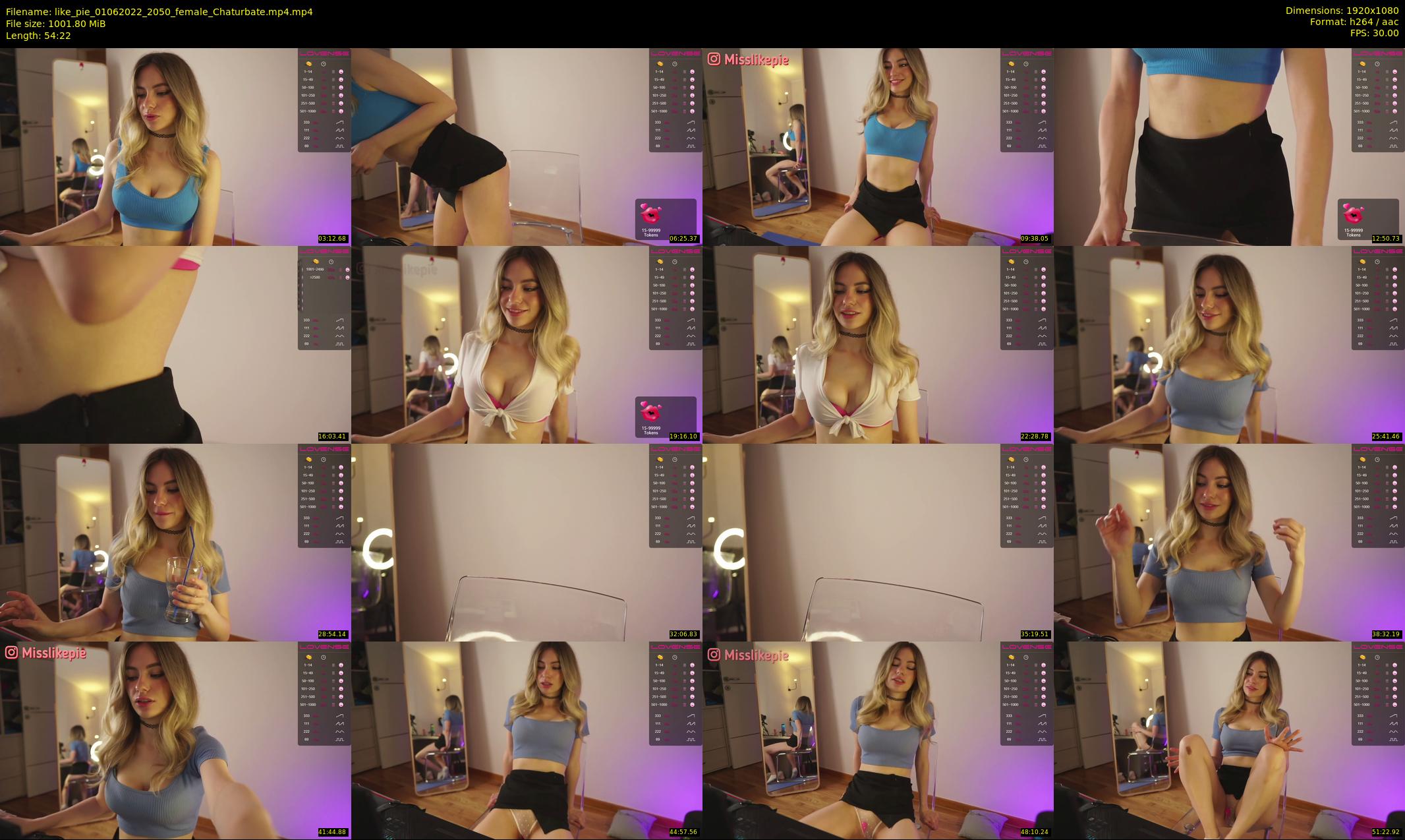 like_pie — 55 minute Chaturbate couple cam show recording, 1080p, Jun 1, 2022