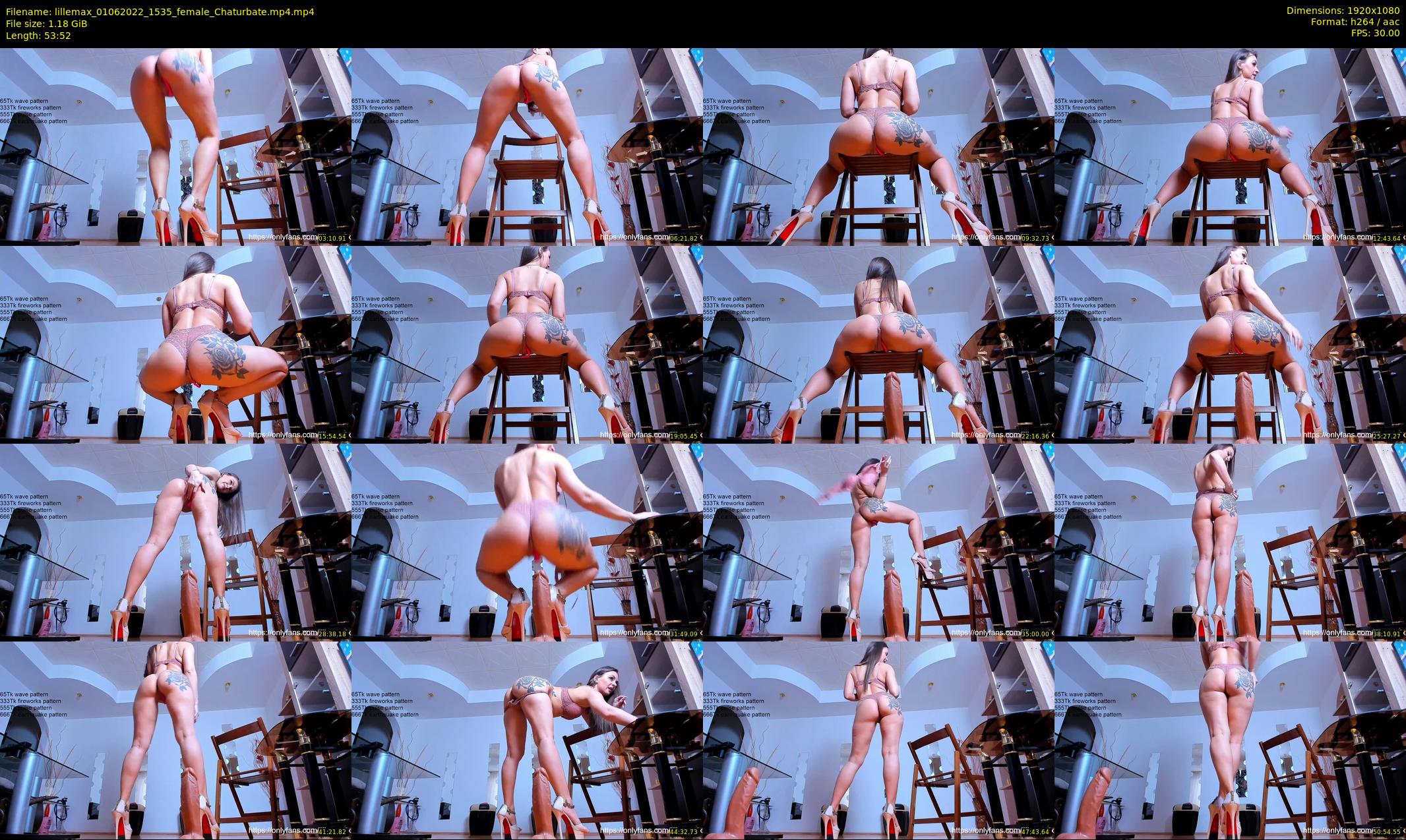 lillemax — 54 minute Chaturbate female cam show recording, 1080p, Jun 1, 2022
