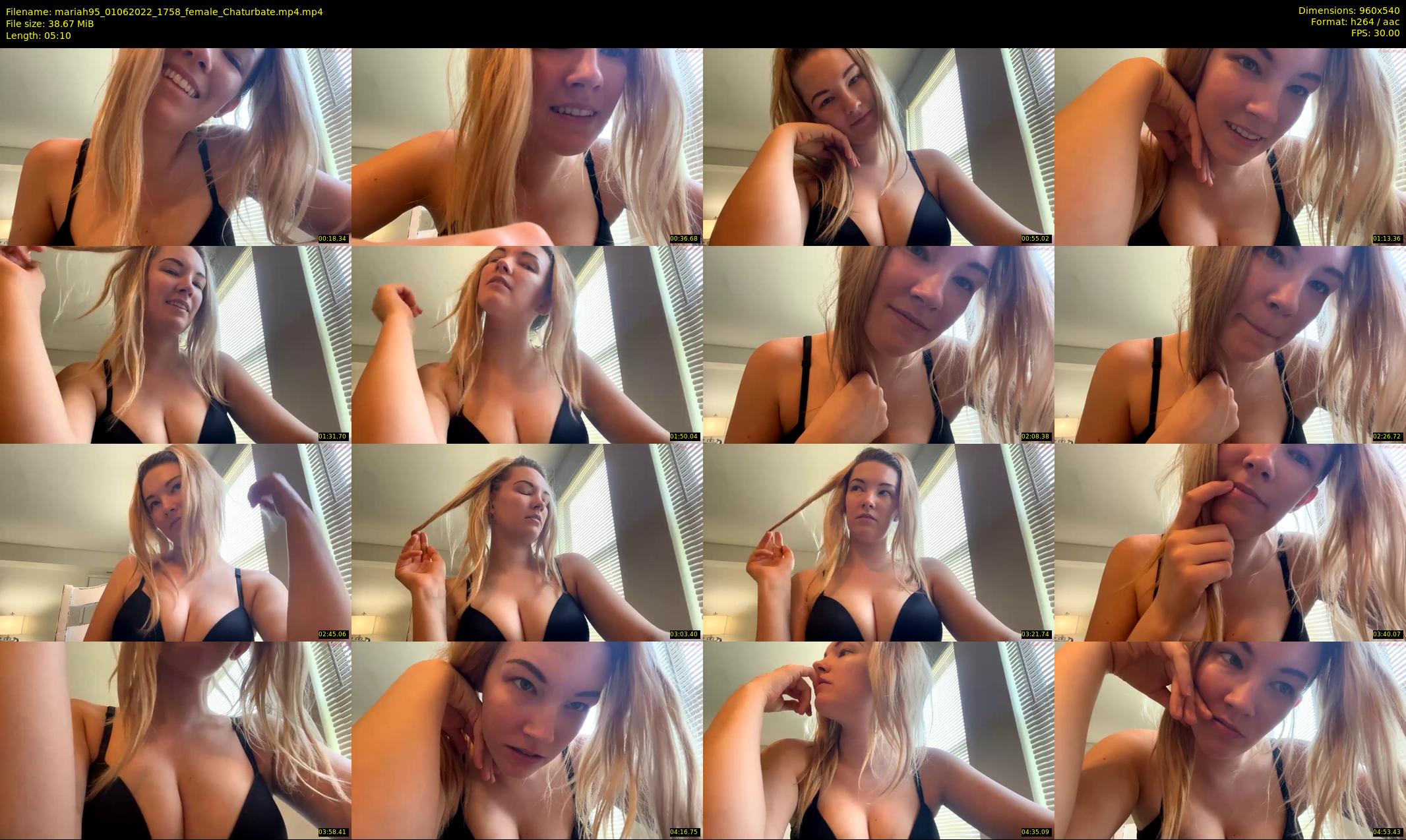 mariah95 — 6 minute Chaturbate female cam show recording, 480p, Jun 1, 2022