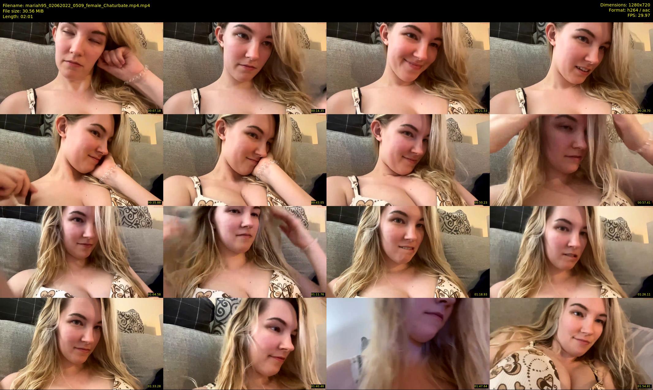 mariah95 — 3 minute Chaturbate female cam show recording, 720p, Jun 2, 2022