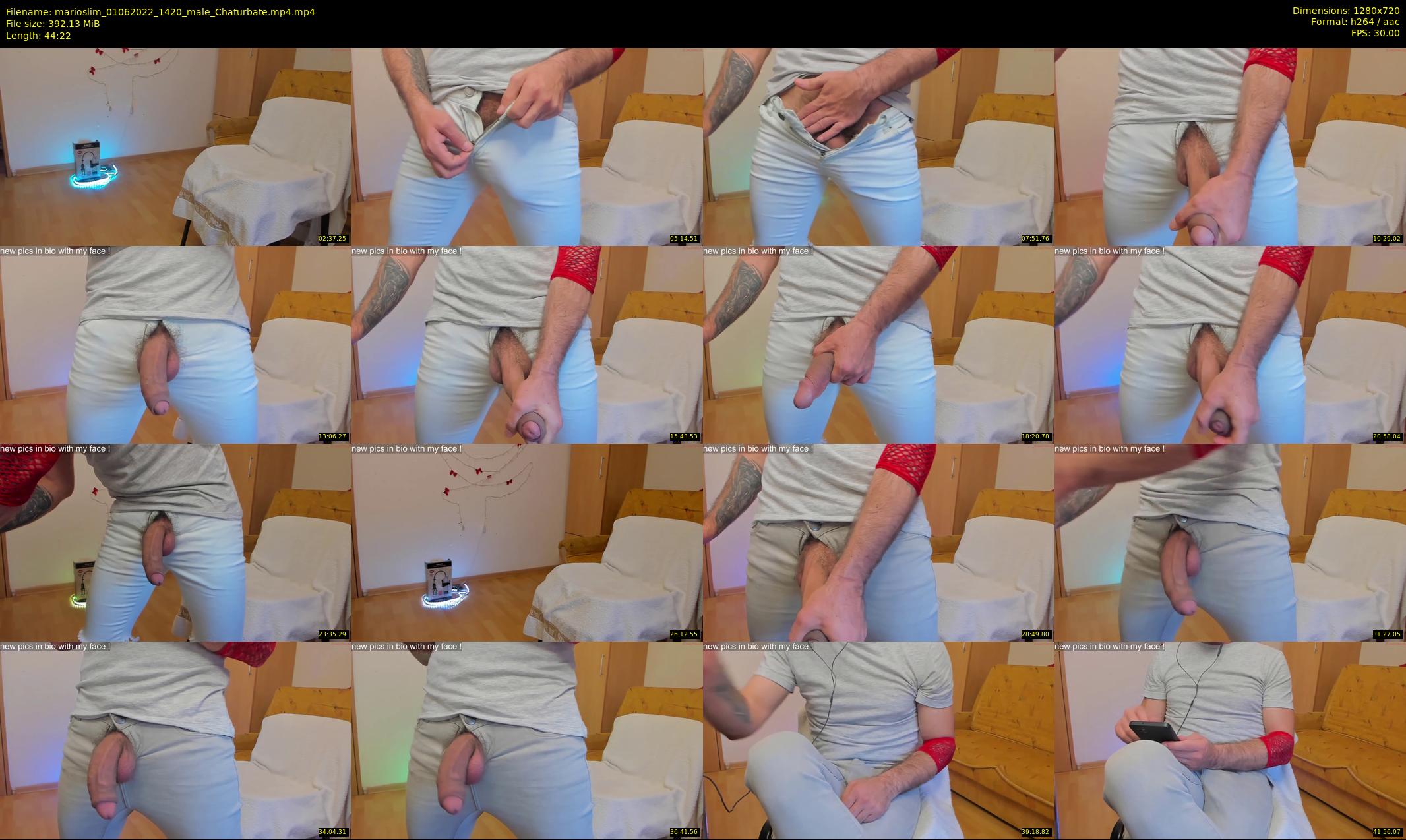 marioslim — 45 minute Chaturbate male cam show recording, 720p, Jun 1, 2022