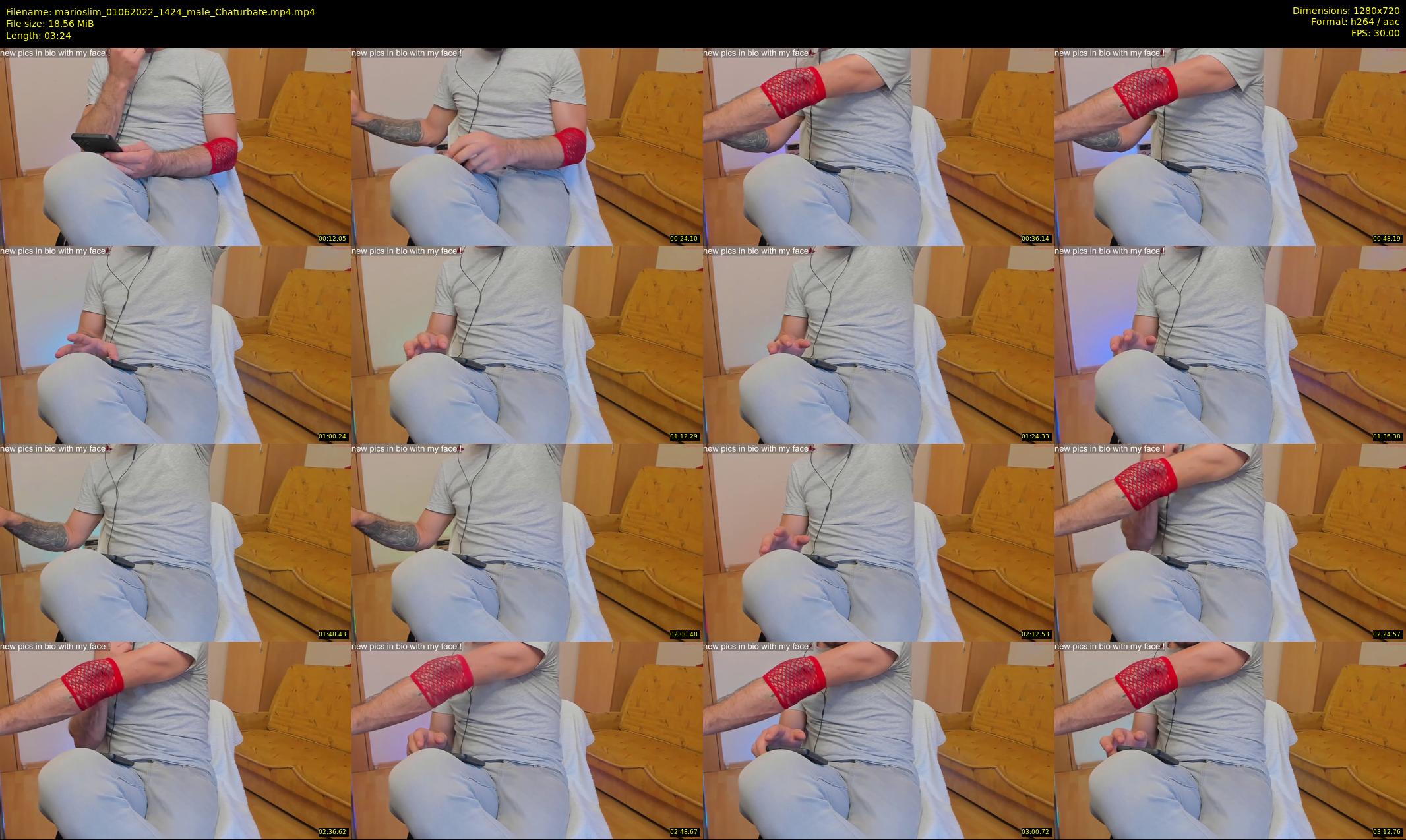 marioslim — 4 minute Chaturbate male cam show recording, 720p, Jun 1, 2022