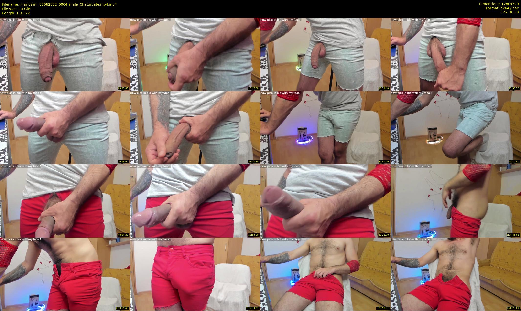 marioslim — 92 minute Chaturbate male cam show recording, 720p, Jun 2, 2022