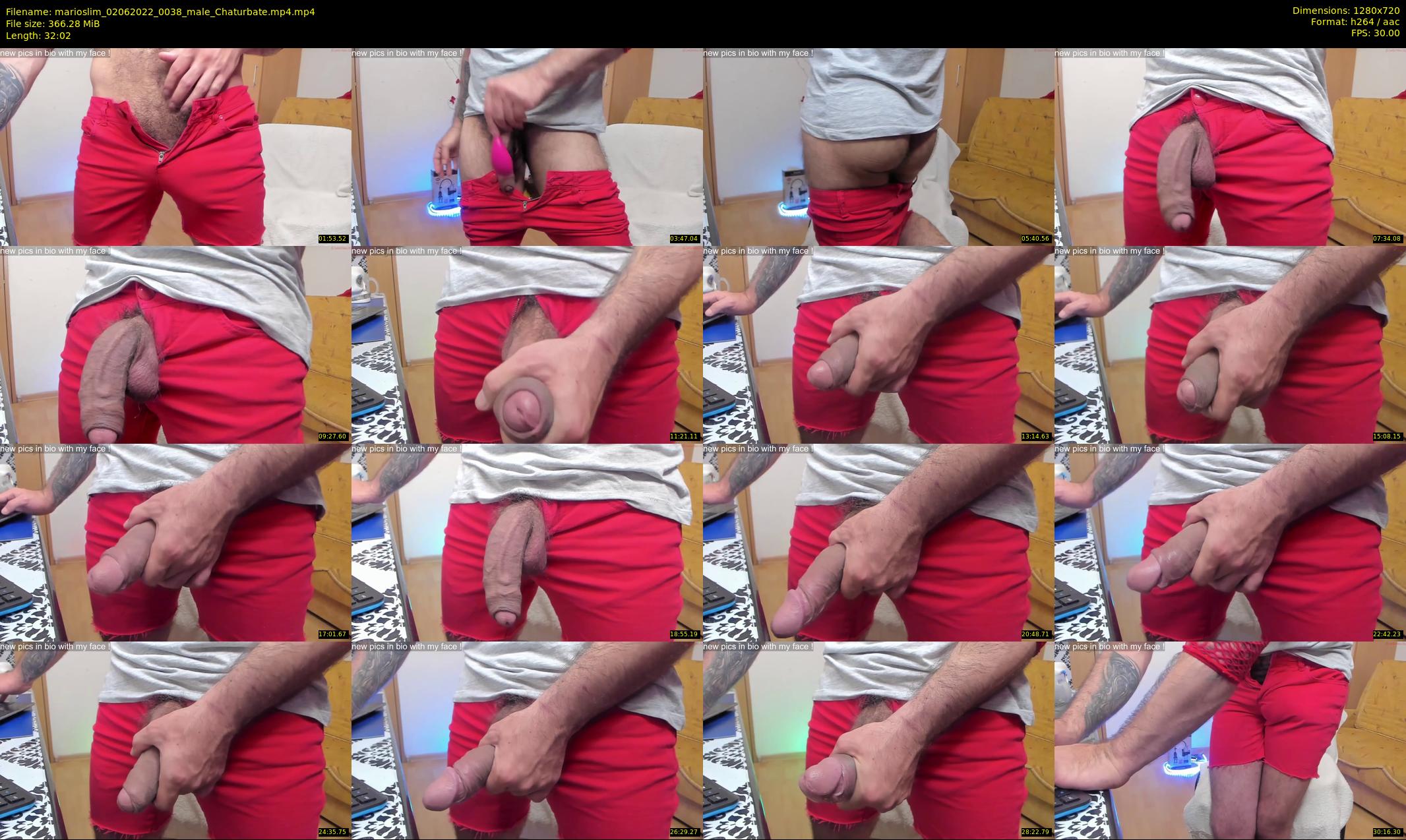 marioslim — 33 minute Chaturbate male cam show recording, 720p, Jun 2, 2022