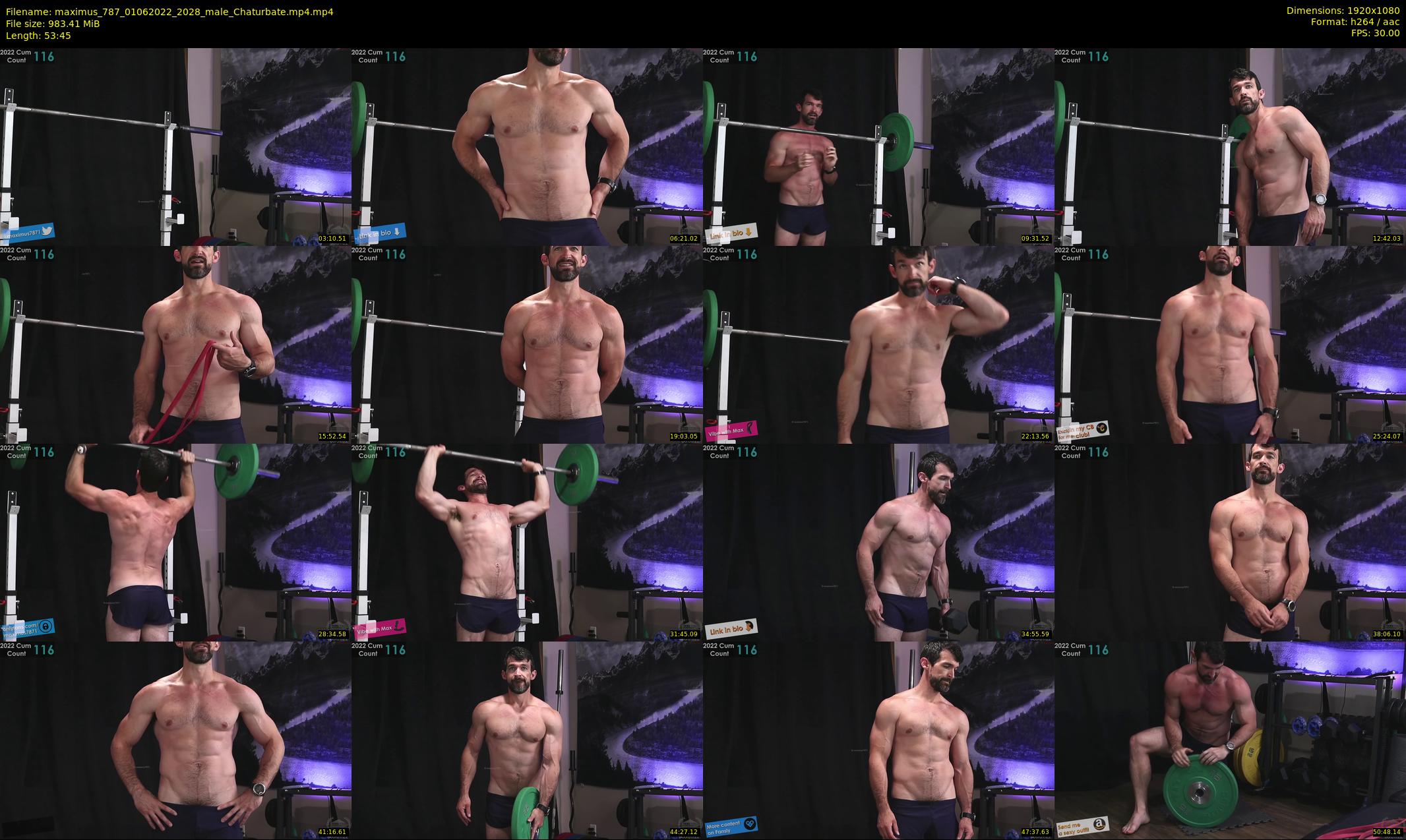 maximus_787 — 54 minute Chaturbate male cam show recording, 1080p, Jun 1, 2022