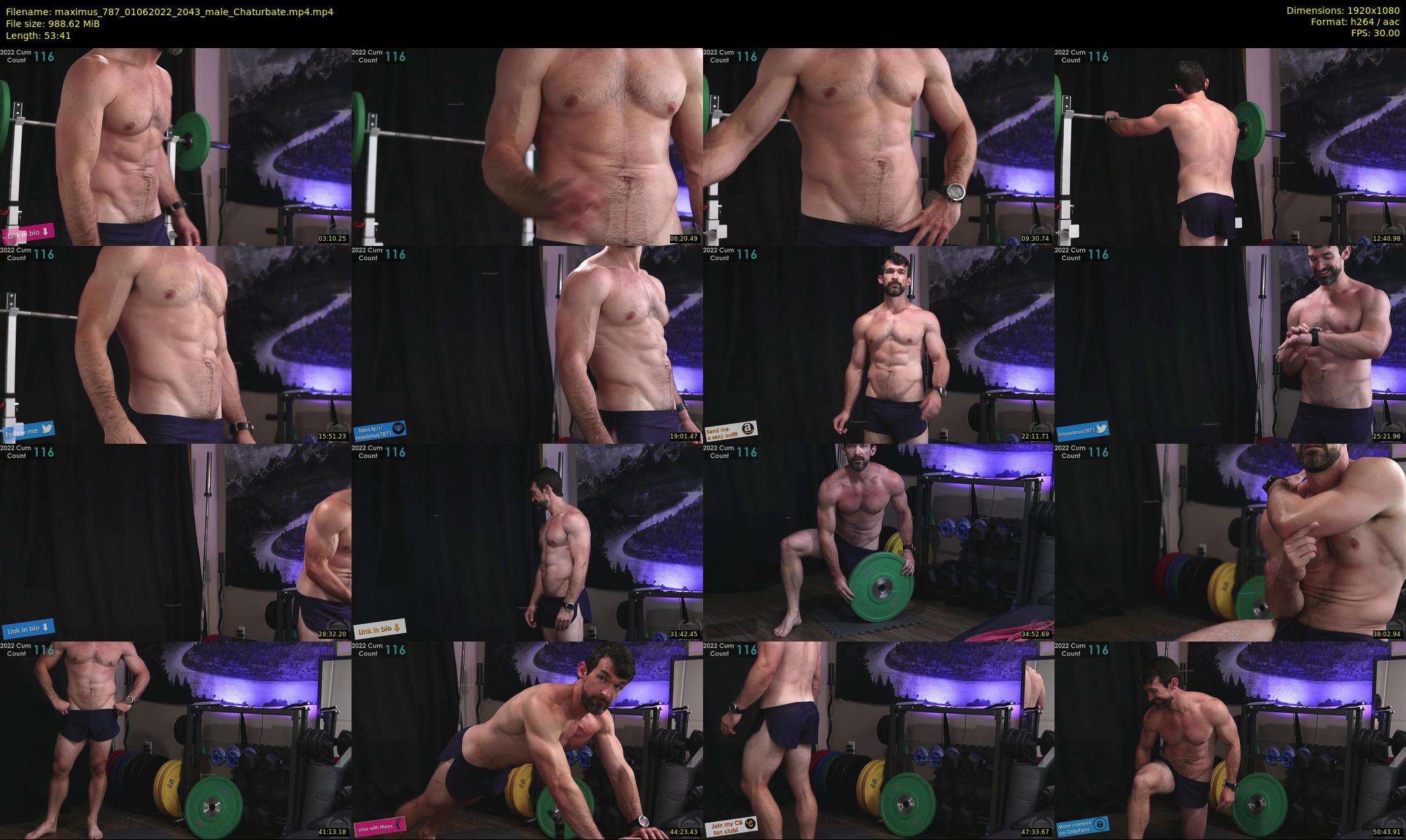 maximus_787 — 54 minute Chaturbate male cam show recording, 1080p, Jun 1, 2022