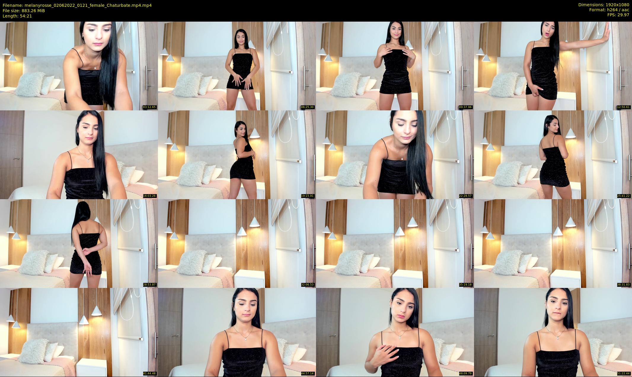 melanyrosse — 55 minute Chaturbate female cam show recording, 1080p, Jun 2, 2022