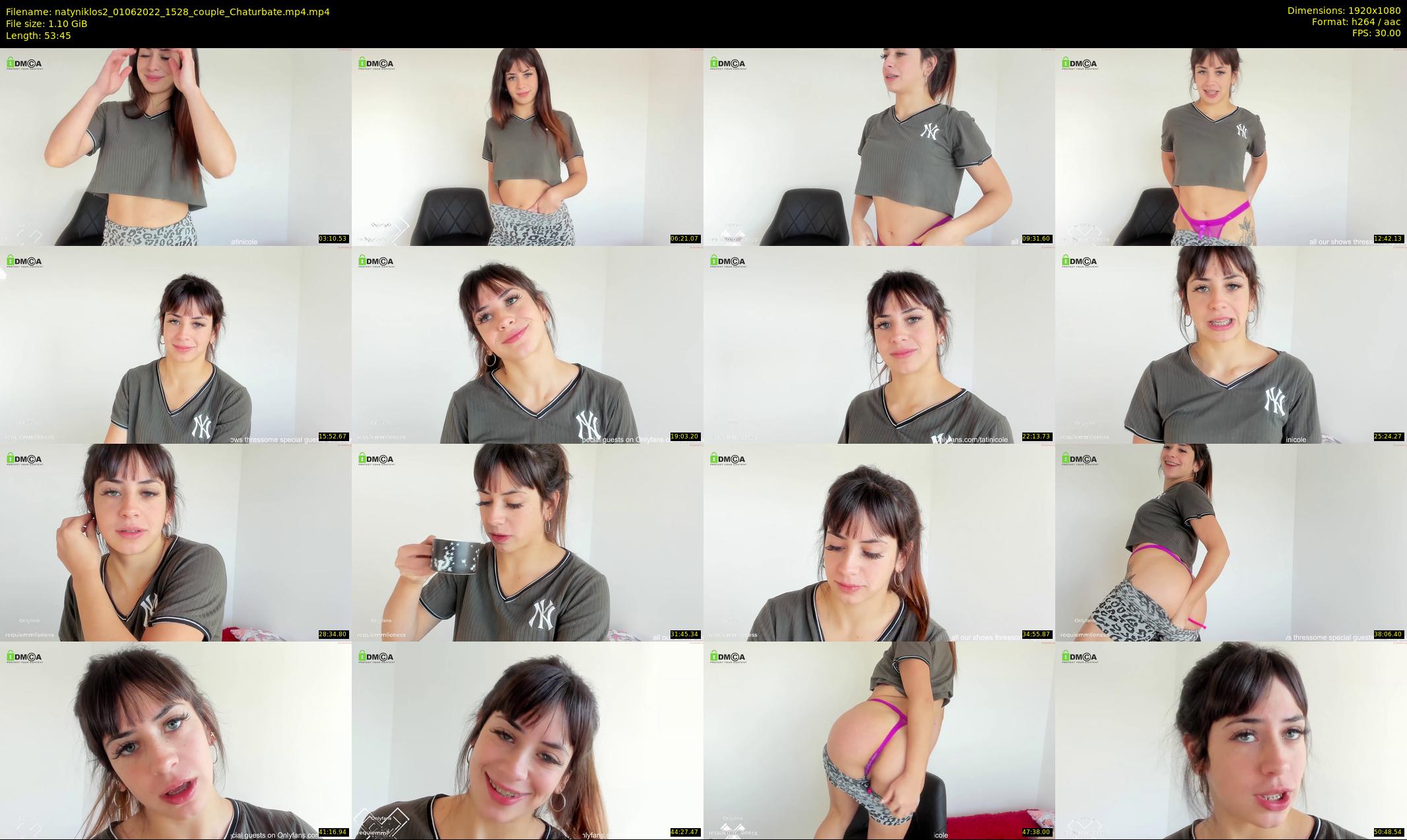 natyniklos2 — 54 minute Chaturbate couple cam show recording, 1080p, Jun 1, 2022