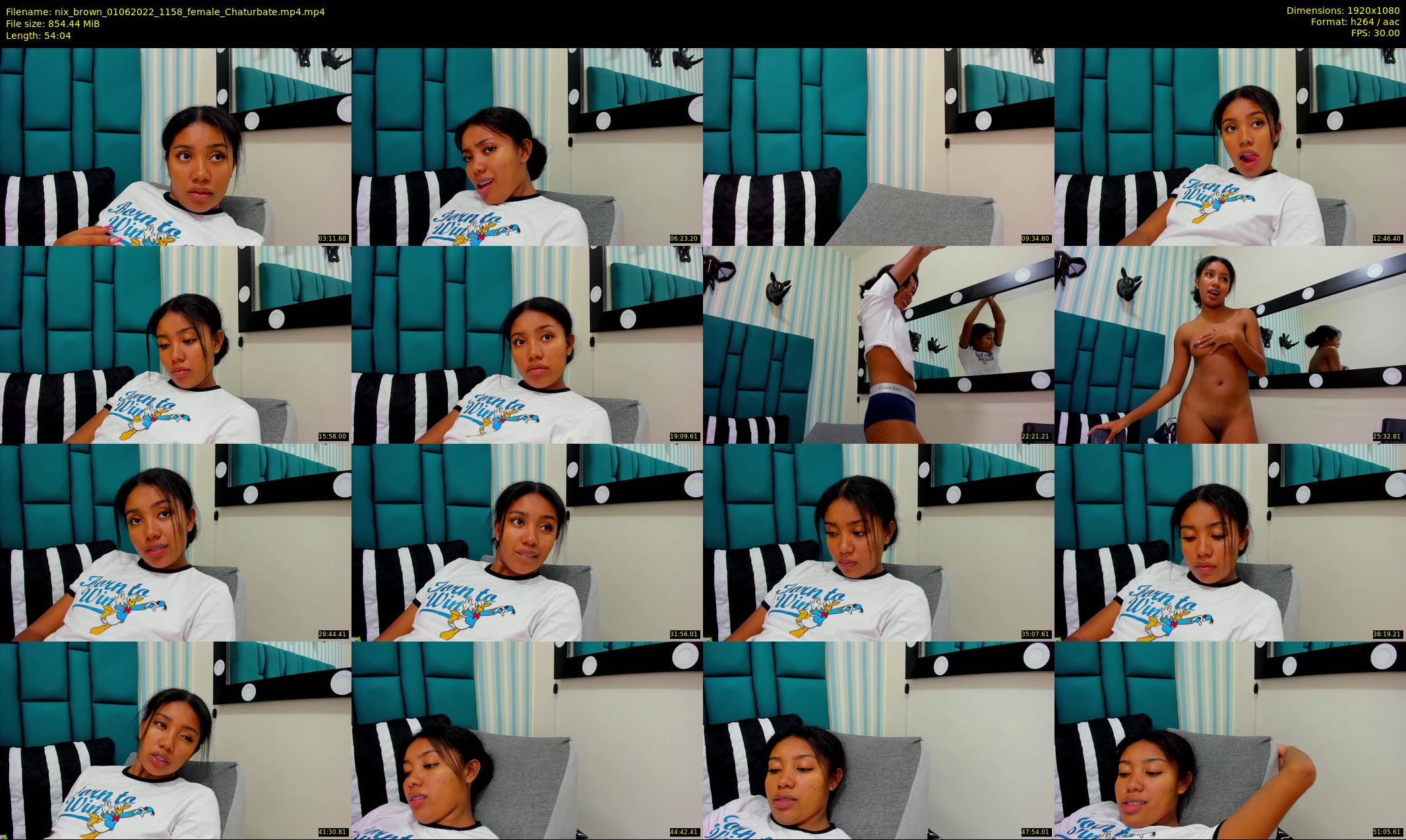 nix_brown — 55 minute Chaturbate female cam show recording, 1080p, Jun 1, 2022