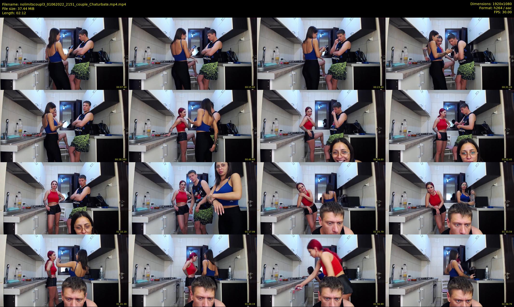 nolimitscoupl3 — 3 minute Chaturbate couple cam show recording, 1080p, Jun 1, 2022