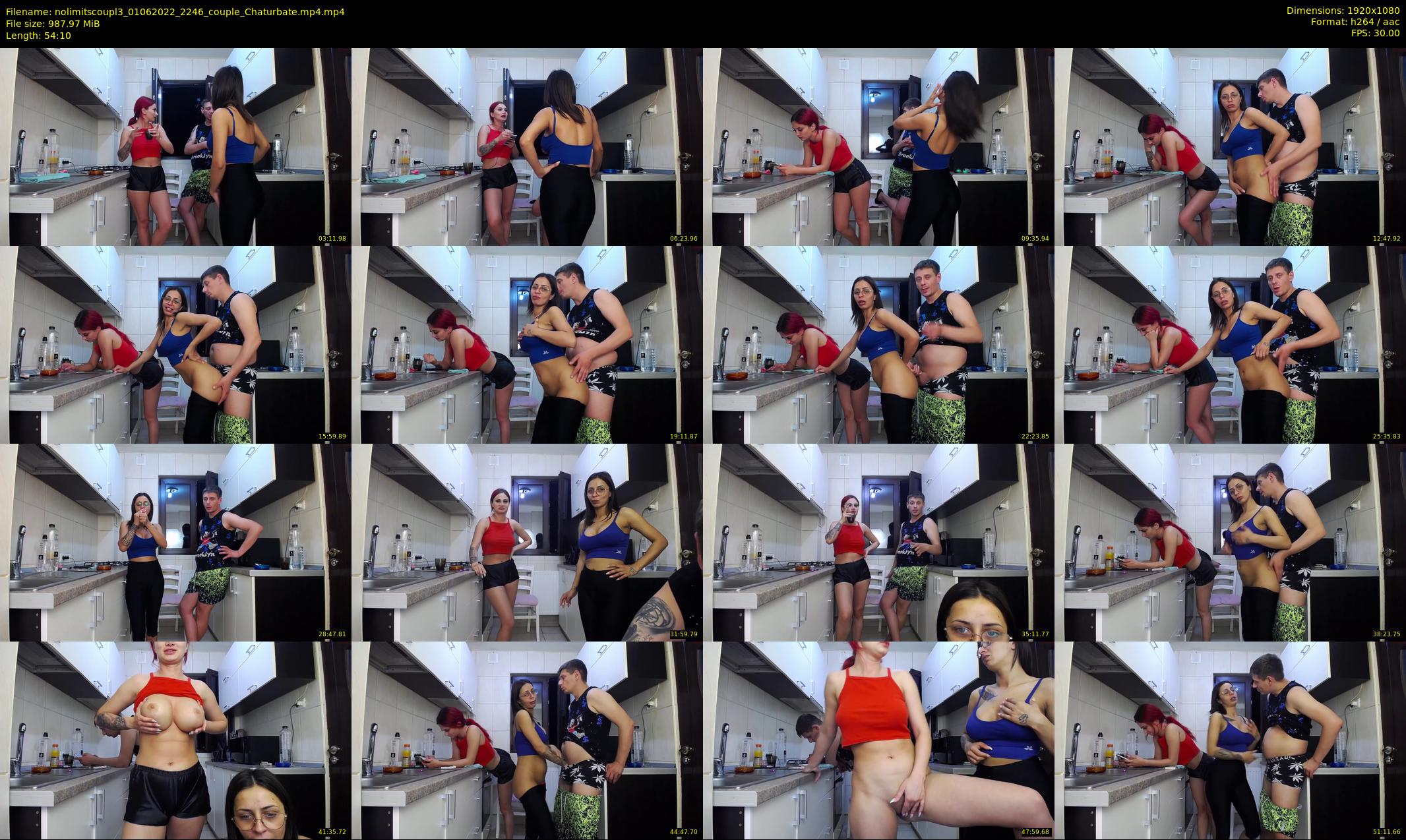 nolimitscoupl3 — 55 minute Chaturbate couple cam show recording, 1080p, Jun 1, 2022